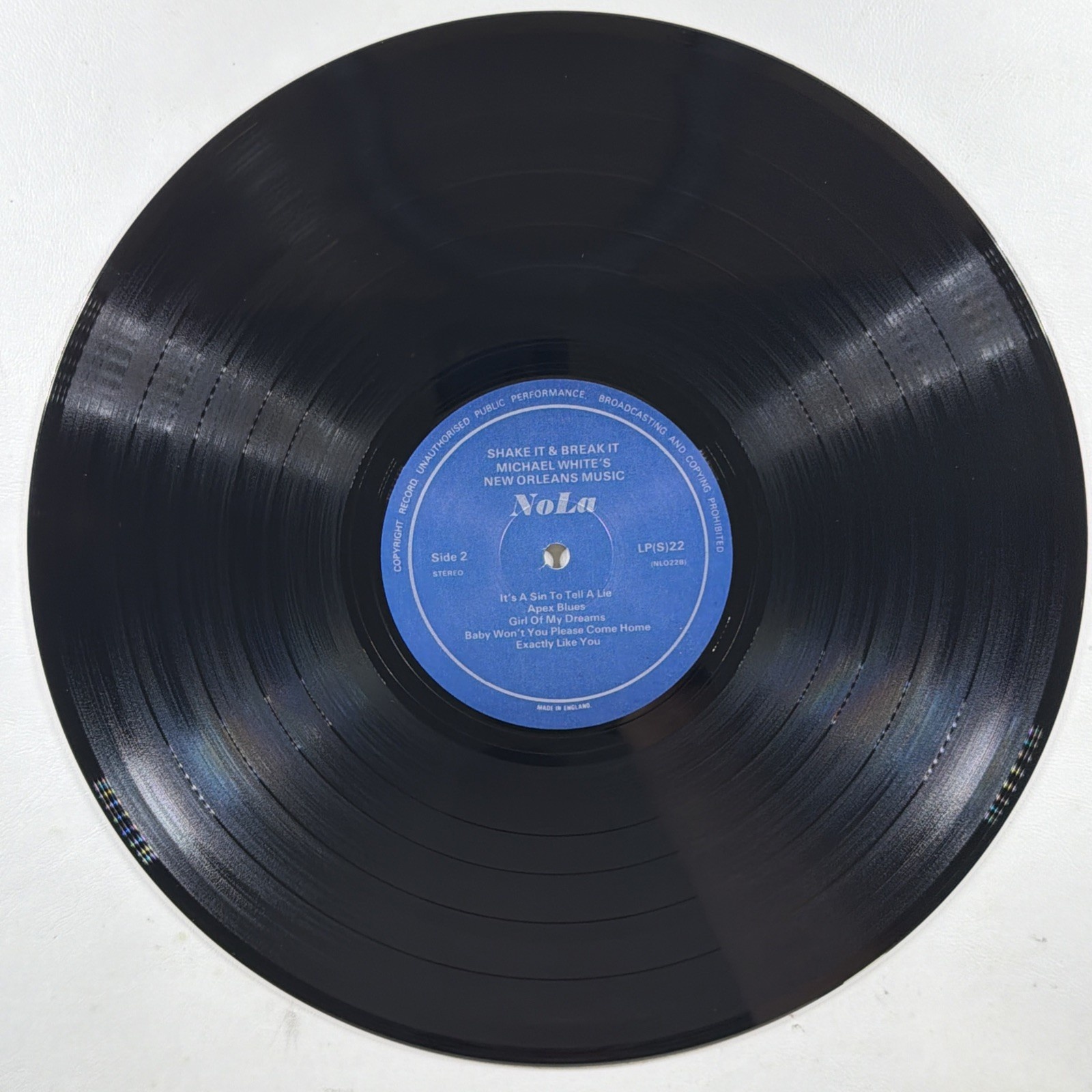 Michael White - Shake It & Break It Michael White's New Orleans Music LP 1987 NM - Image 5