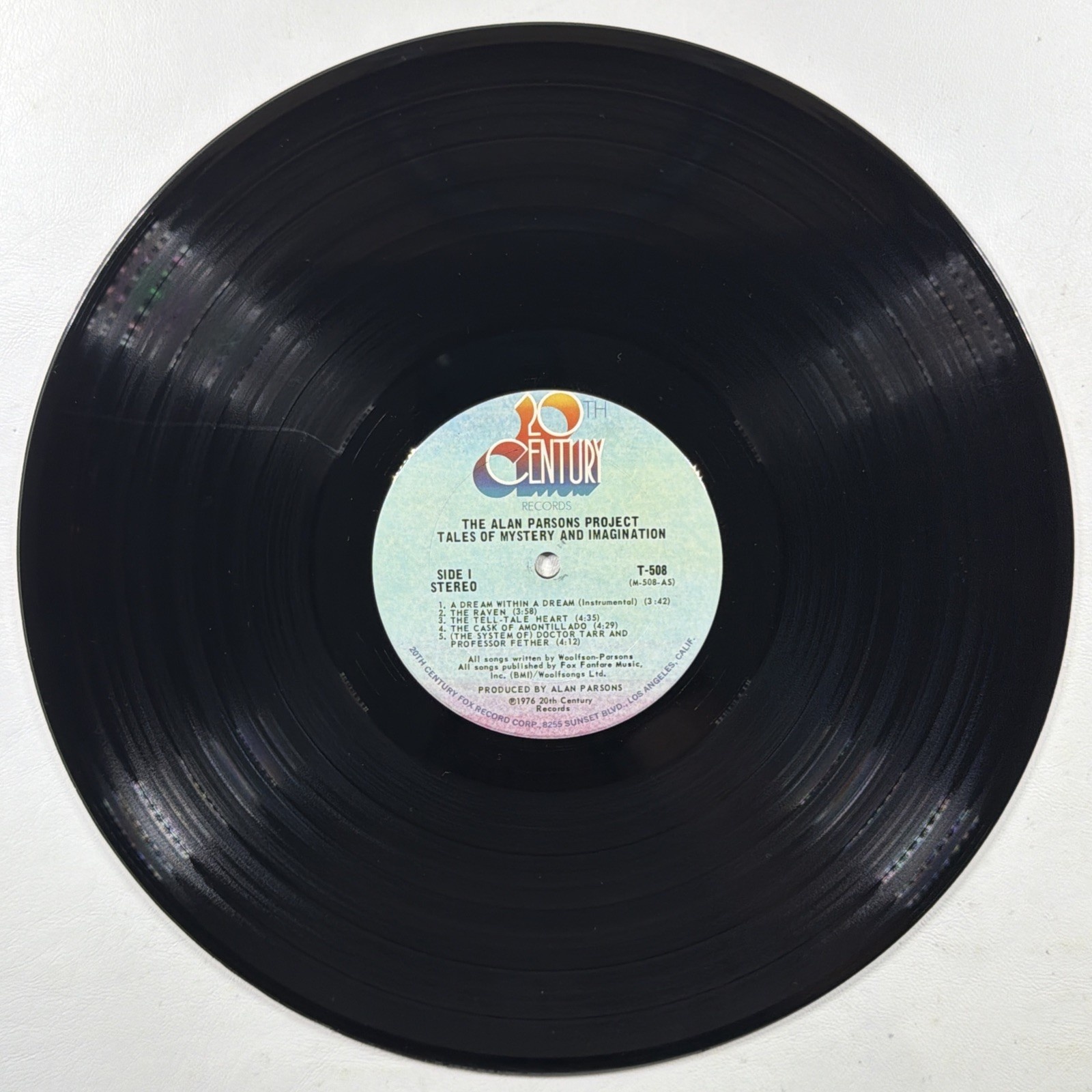 Alan Parsons Project - Tales Of Mystery…Edgar Allan Poe LP 20th Cent. EX Promo - Image 9