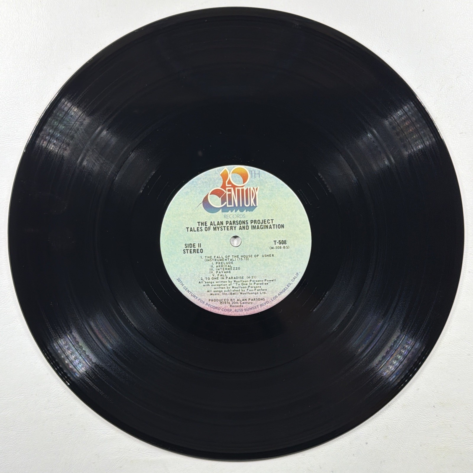 Alan Parsons Project - Tales Of Mystery…Edgar Allan Poe LP 20th Cent. EX Promo - Image 10