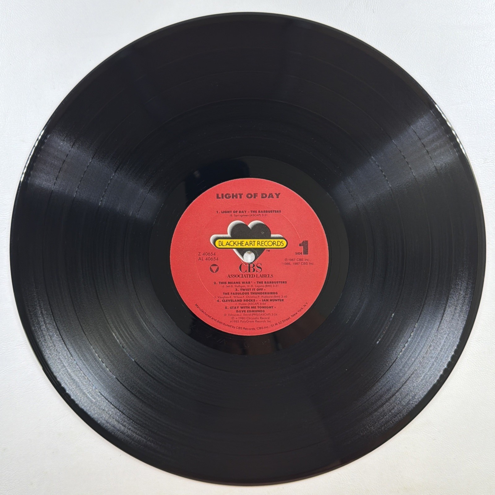 Light of Day Soundtrack LP Blackheart SZ 40654 Joan Jett Michael J Fox NM 1987 - Image 5