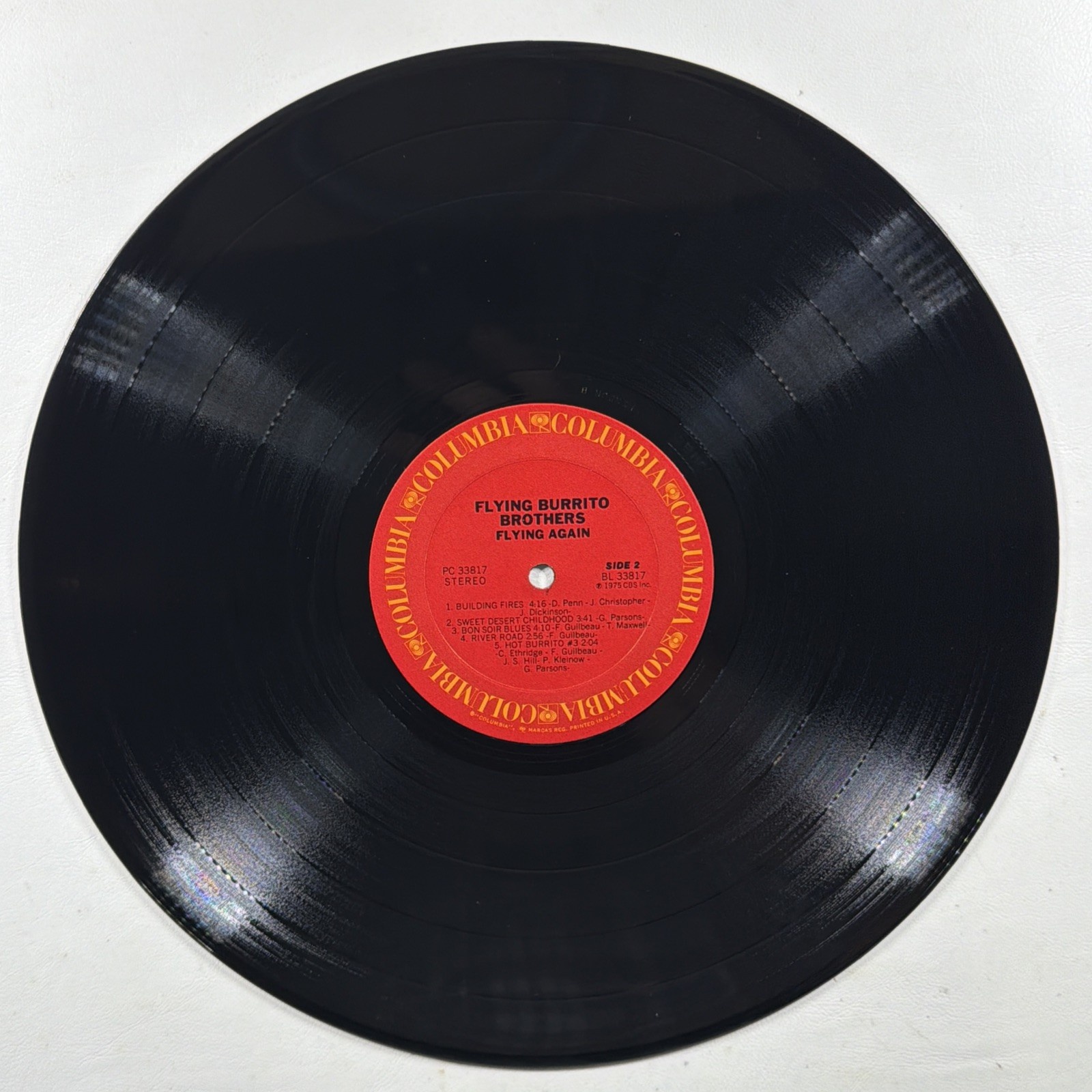 Flying Burrito Bros - Flying Again LP Columbia PC 33817 NM 1975 Promo - Image 5
