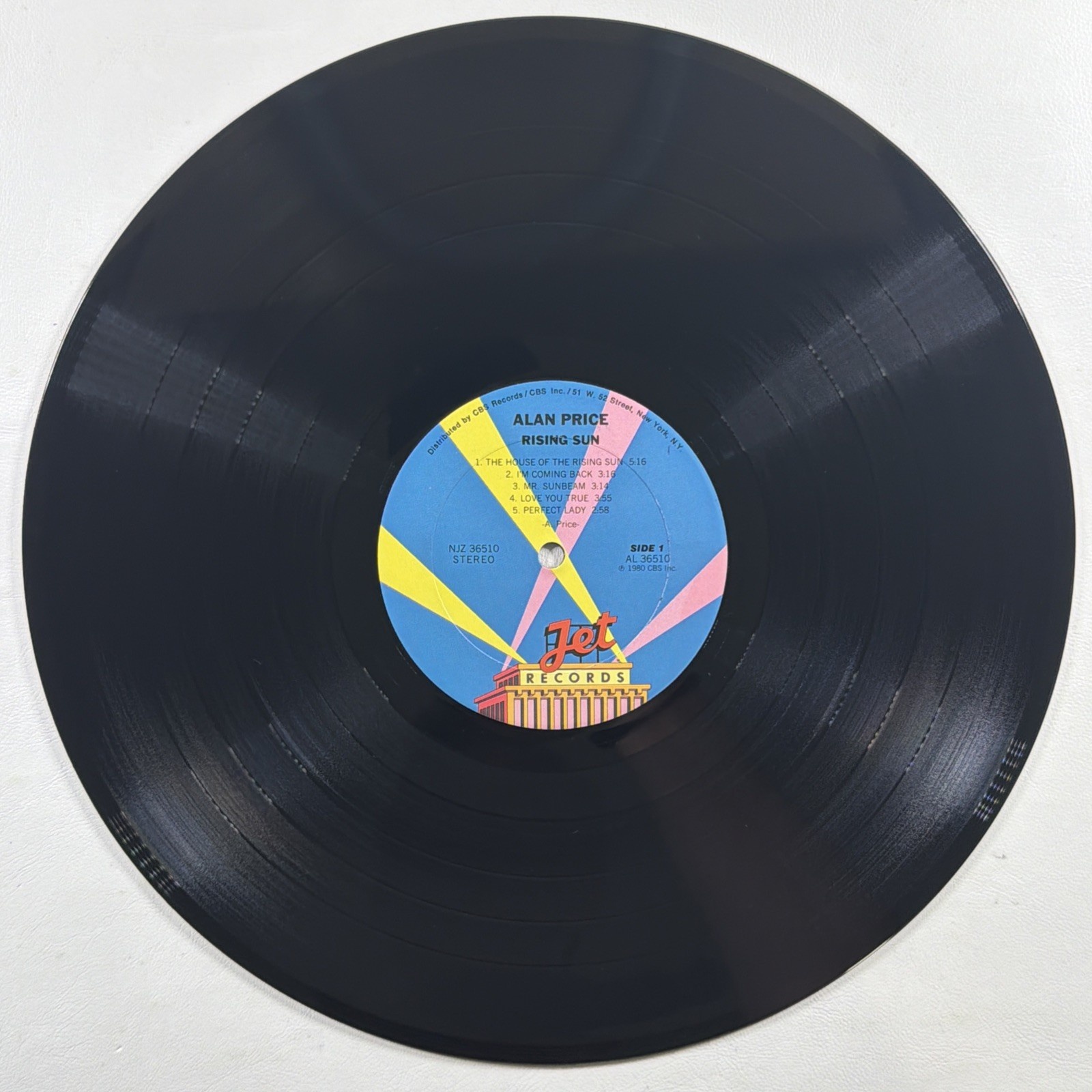 Alan Price - Rising Sun LP Jet Records NJZ 36510 NM 1980 Pop Rock - Image 4