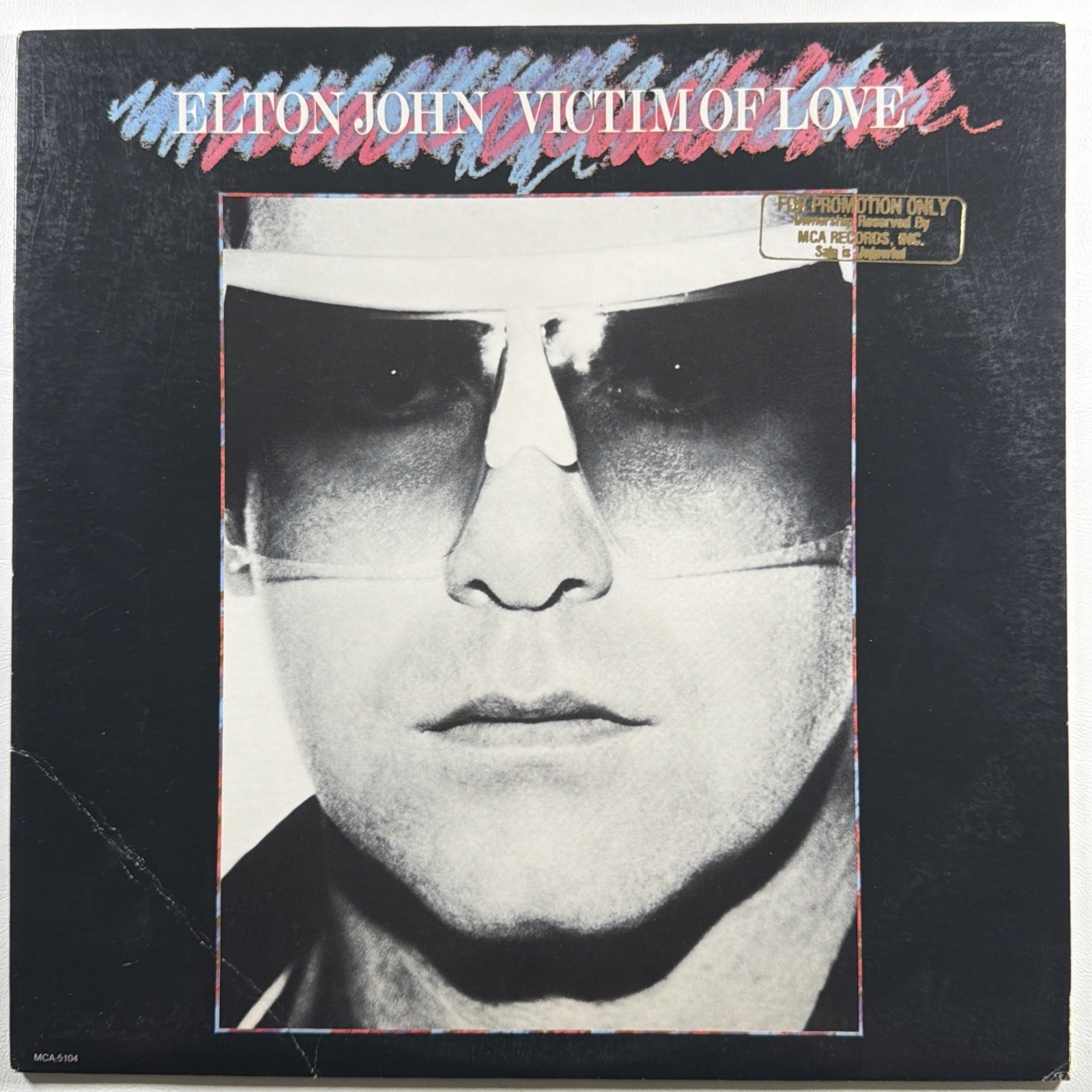 Elton John - Victim Of Love LP MCA-5104 EX 1979 Promo Born Bad