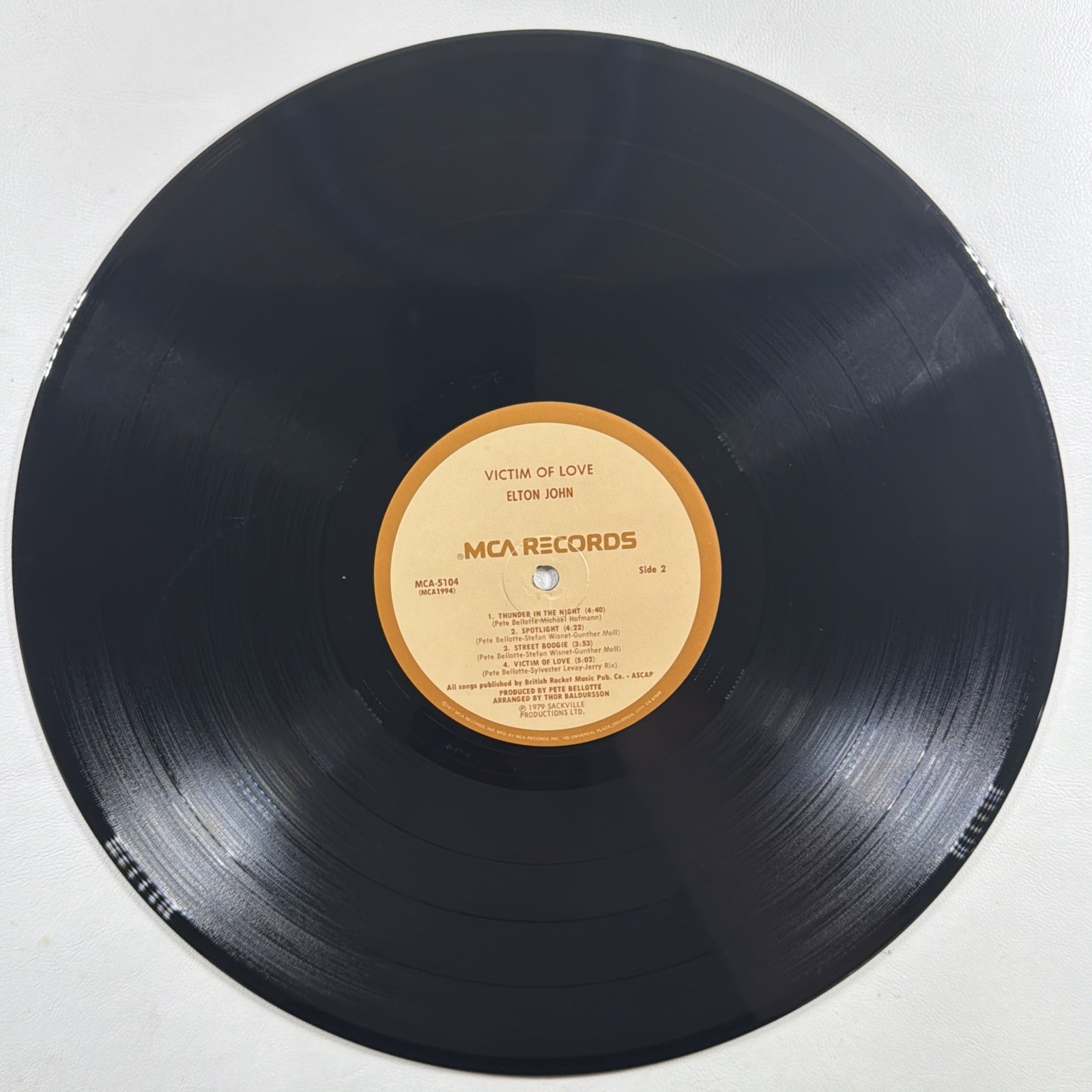Elton John - Victim Of Love LP MCA-5104 EX 1979 Promo Born Bad - Image 5