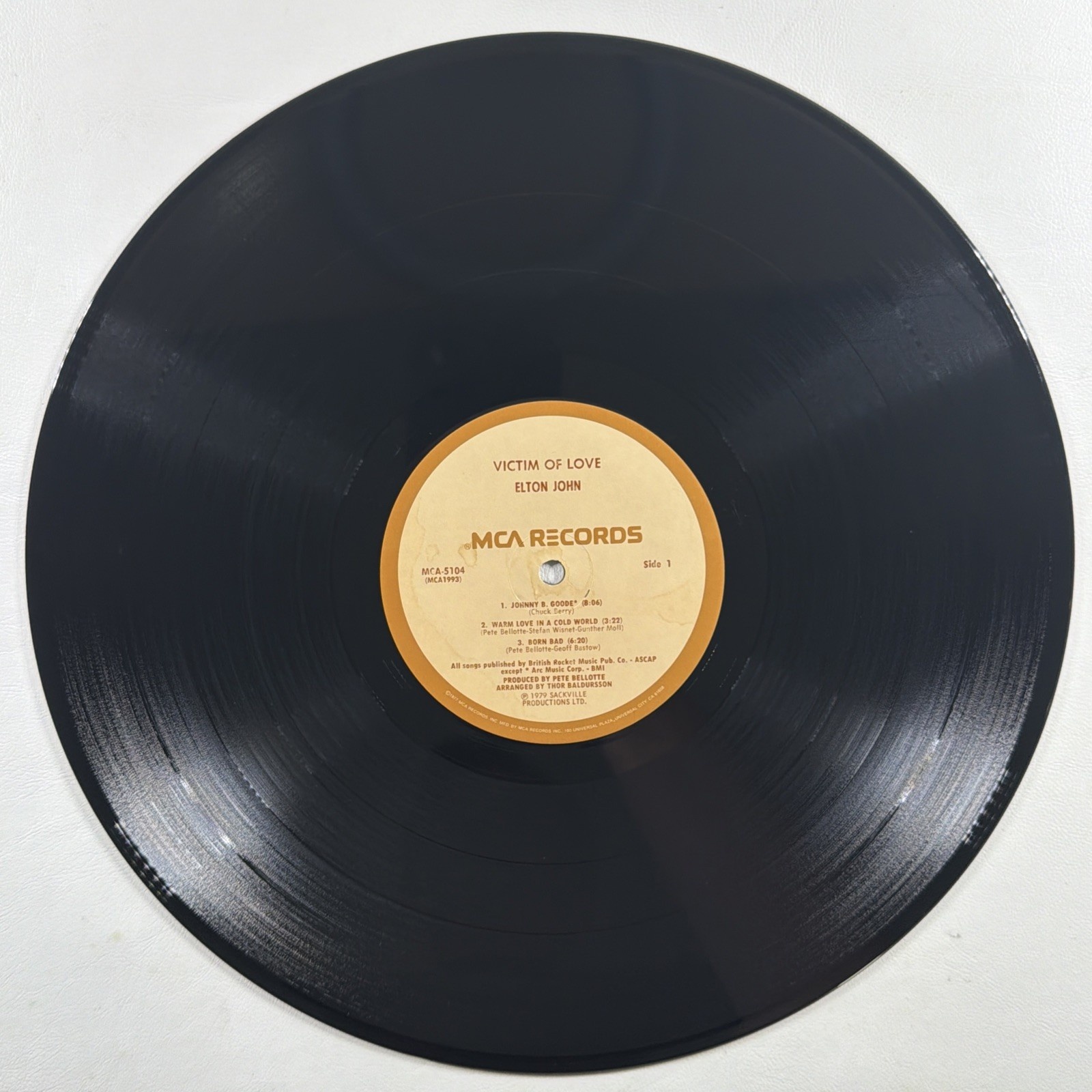 Elton John - Victim Of Love LP MCA-5104 EX 1979 Promo Born Bad - Image 6