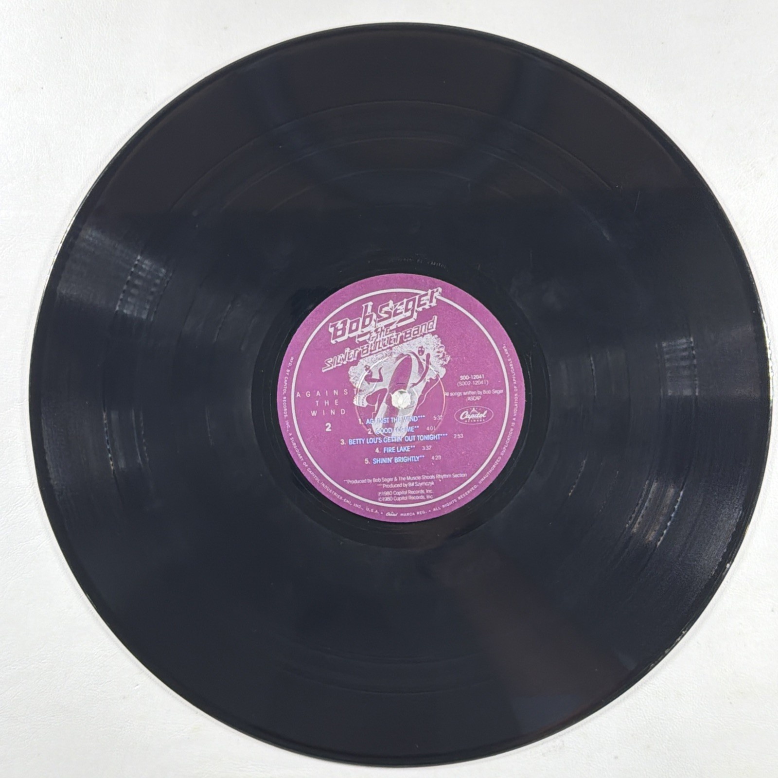 Bob Seger (3 Album Bundle) Against The Wind, The Distance, Stranger In Town VG+ - Image 3