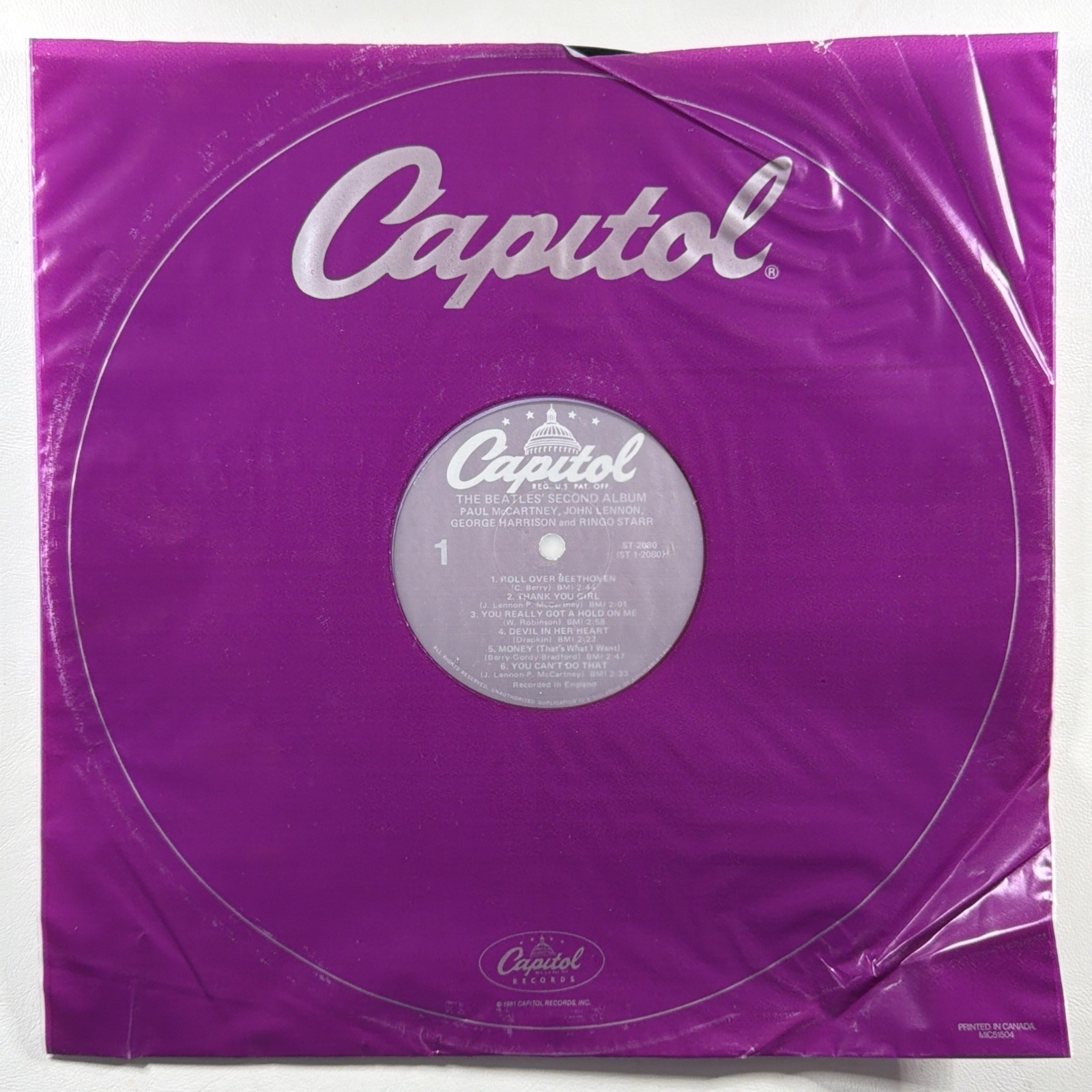 The Beatles’ - Second Album LP Capitol ST-2080 NM 1978 Reissue She Loves You - Image 3
