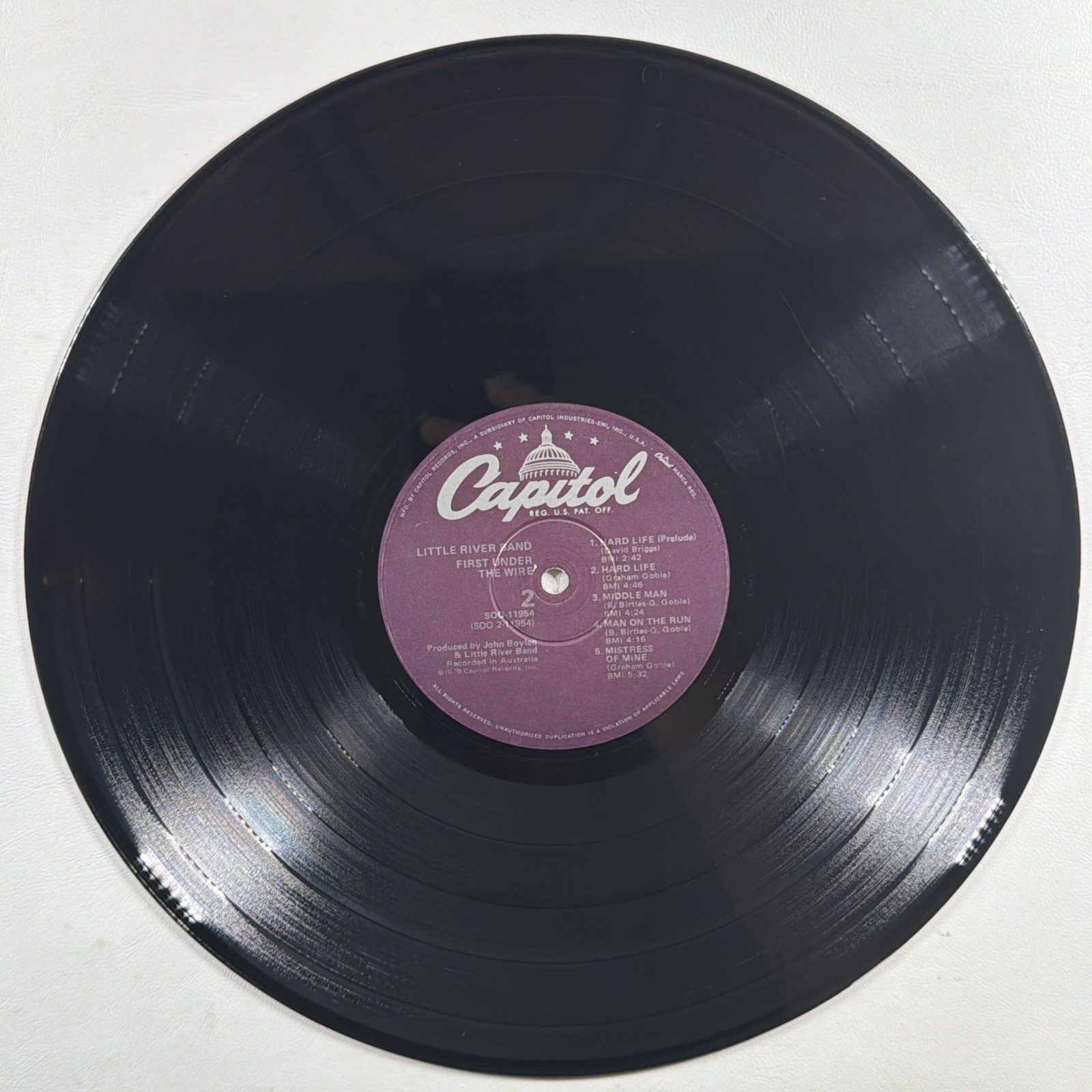Little River Band - First Under The Wire LP Capitol SOO-11954 VG+ 1979 - Image 4