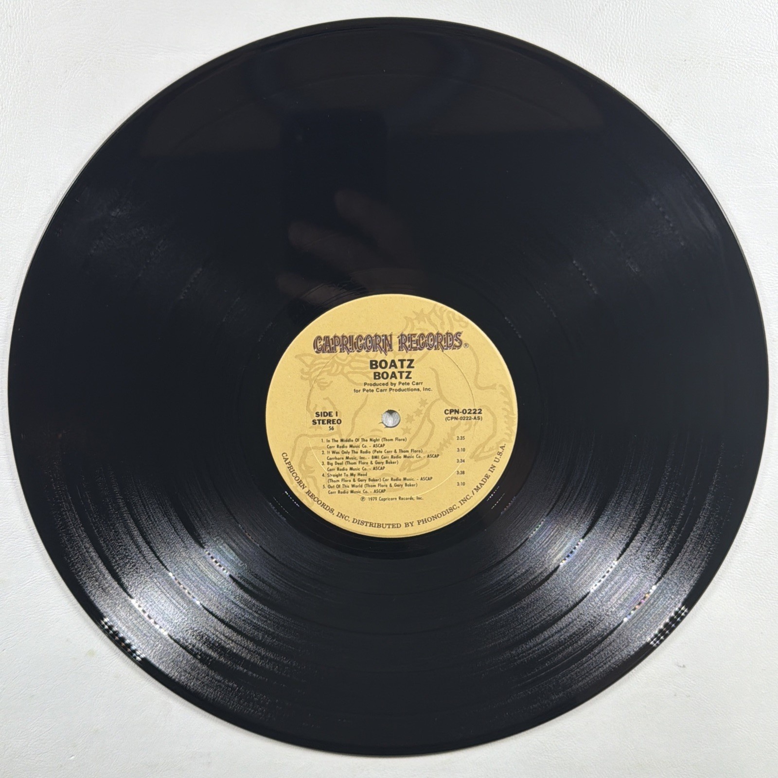 Boatz - Self Titled LP Capricorn Records CPN 0222 EX 1979 - Image 4