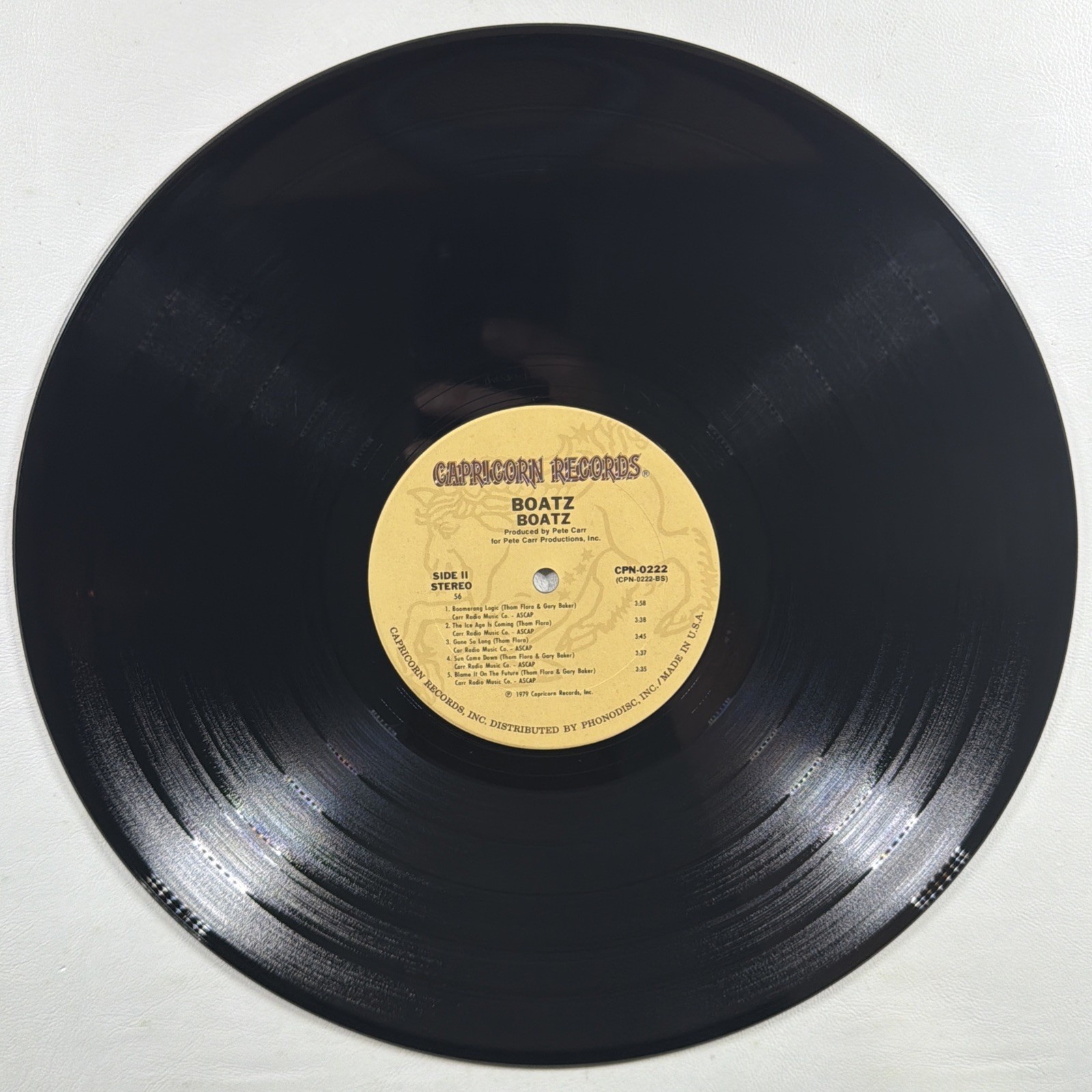 Boatz - Self Titled LP Capricorn Records CPN 0222 EX 1979 - Image 5