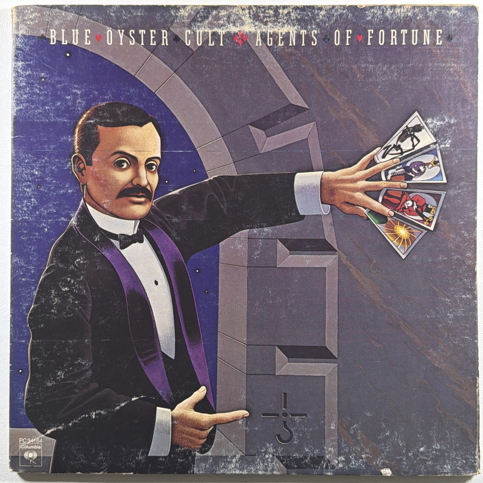 Blue Oyster Cult Agents Of Fortune LP Columbia PC 34164 Gatefold 1976 VG+ Rock