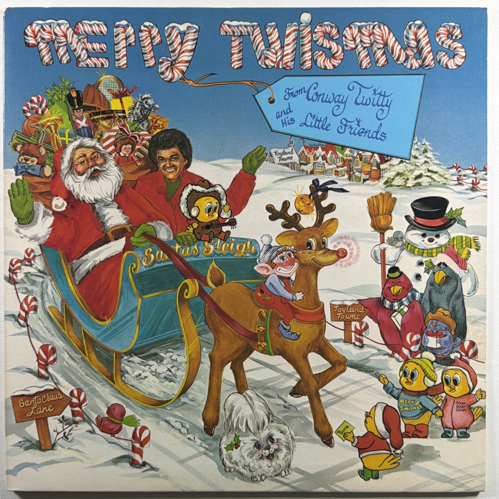 Conway Twitty - Merry Twismas From Conway Twitty… LP Warner 23971-1 EX 1983 Gate