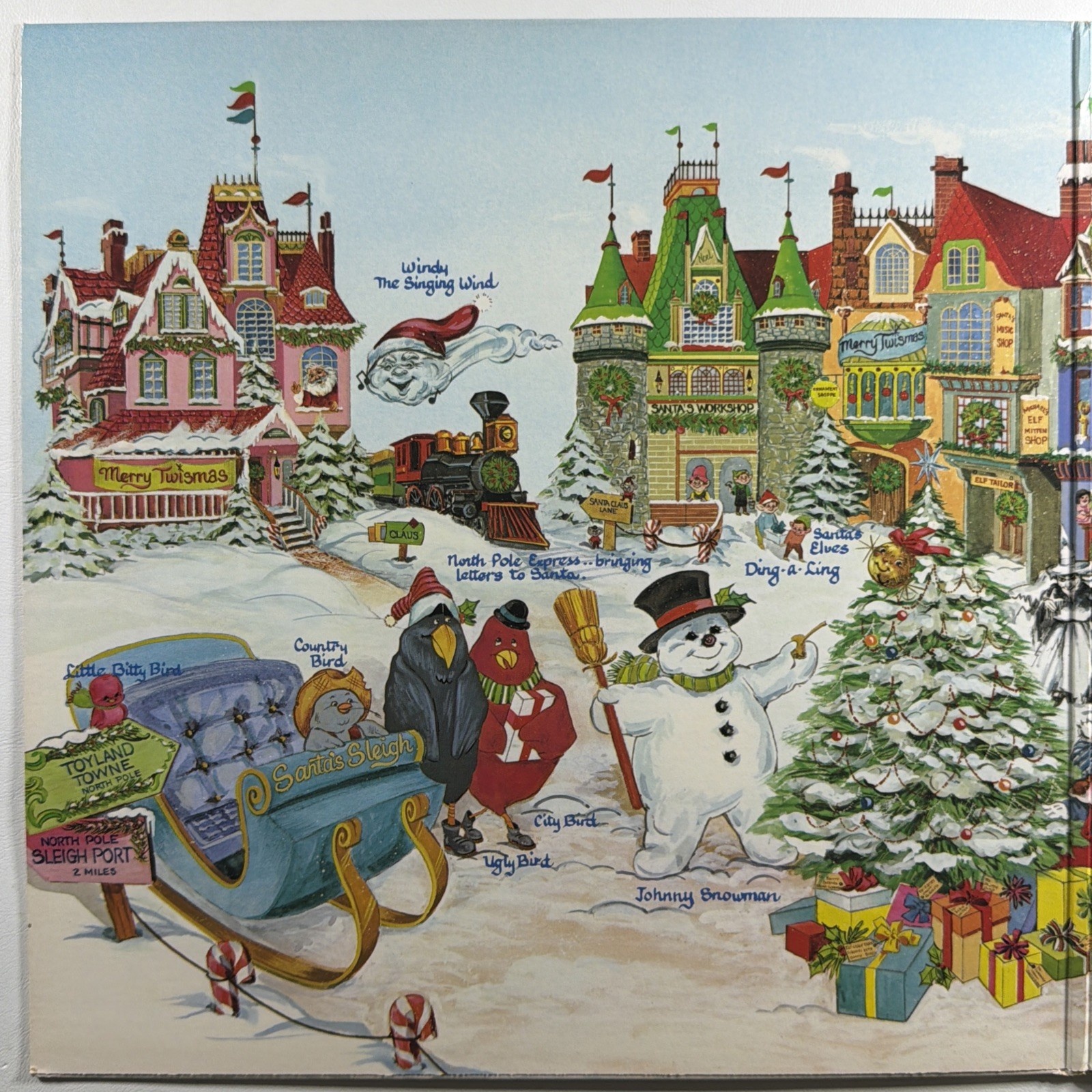 Conway Twitty - Merry Twismas From Conway Twitty… LP Warner 23971-1 EX 1983 Gate - Image 3