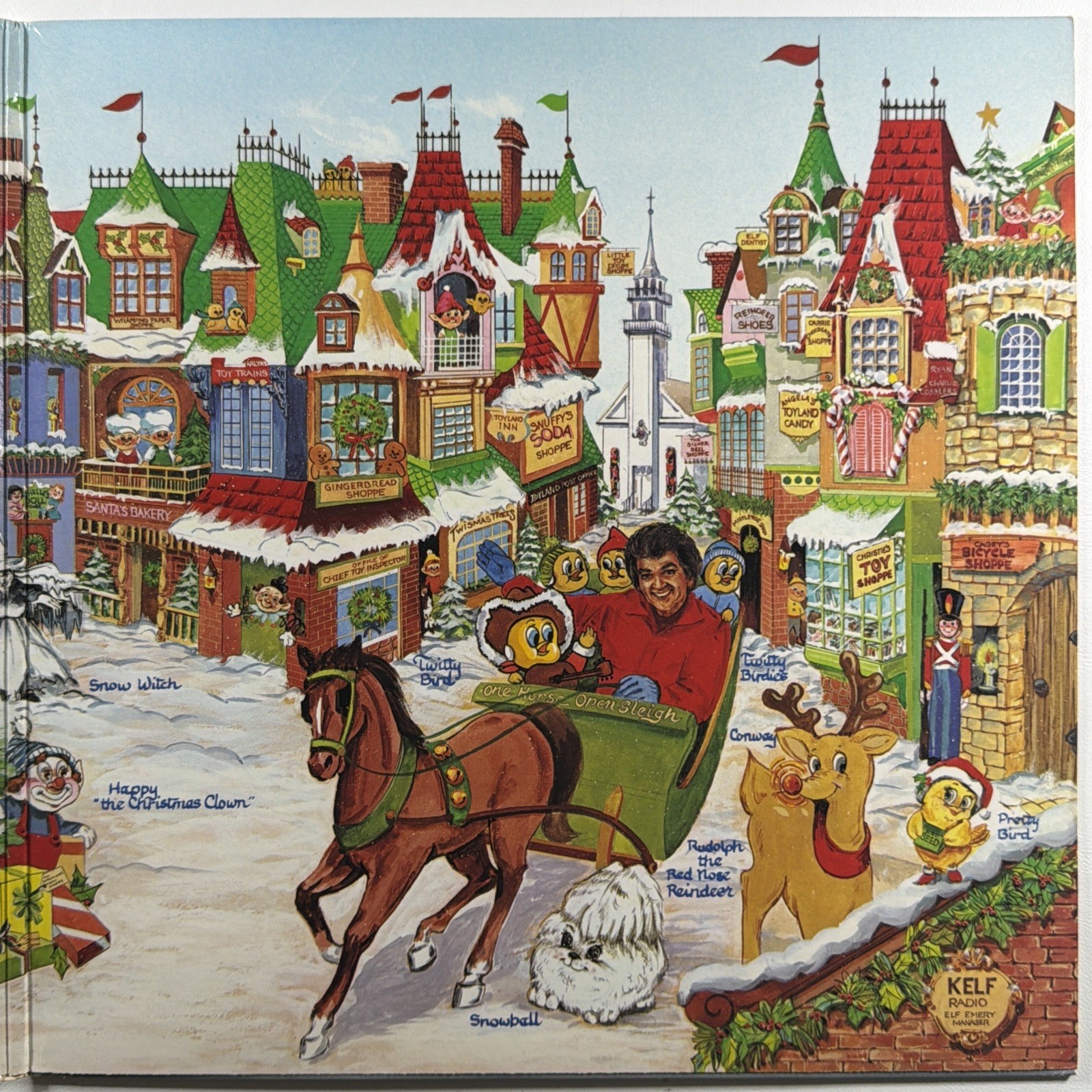 Conway Twitty - Merry Twismas From Conway Twitty… LP Warner 23971-1 EX 1983 Gate - Image 4