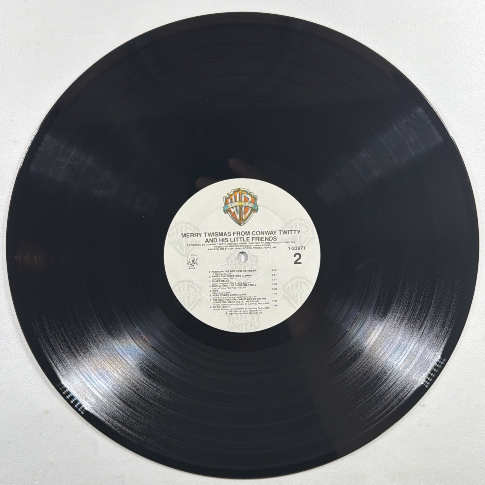 Conway Twitty - Merry Twismas From Conway Twitty… LP Warner 23971-1 EX 1983 Gate - Image 7
