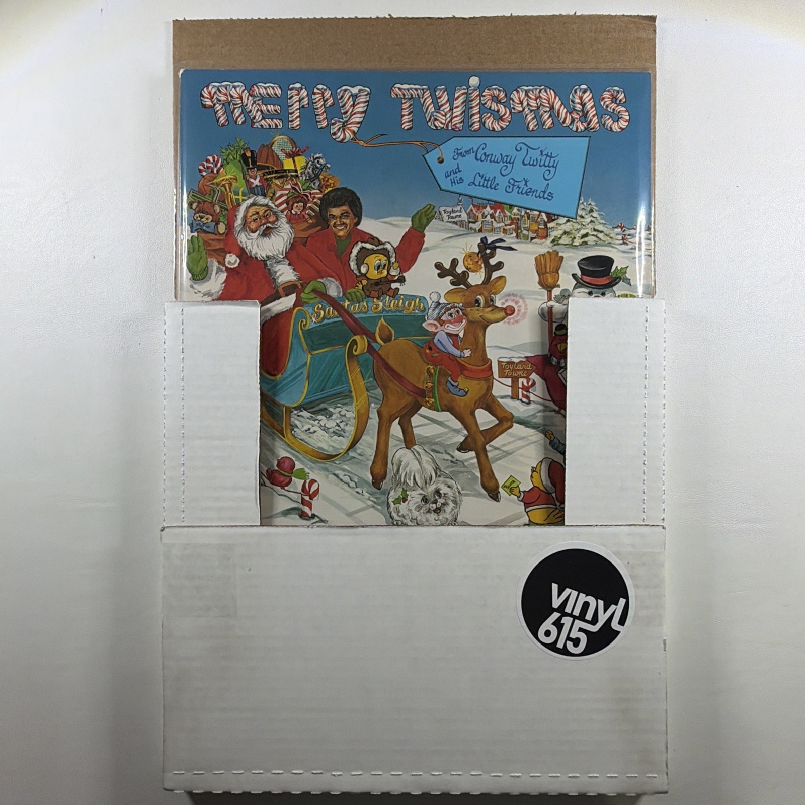 Conway Twitty - Merry Twismas From Conway Twitty… LP Warner 23971-1 EX 1983 Gate - Image 8