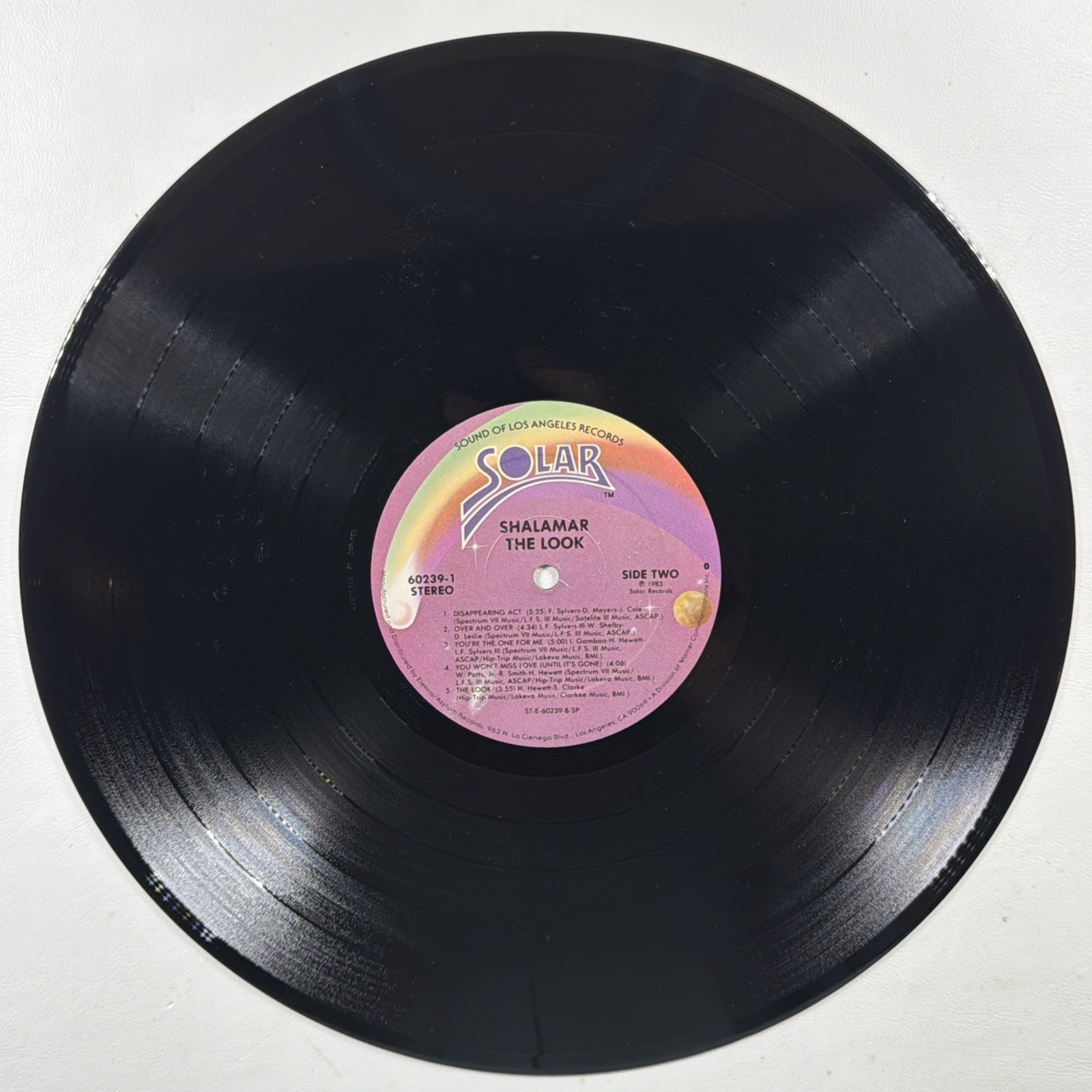 Shalamar - The Look LP Solar 60239-1 NM 1983 Funk Soul Disco - Image 4