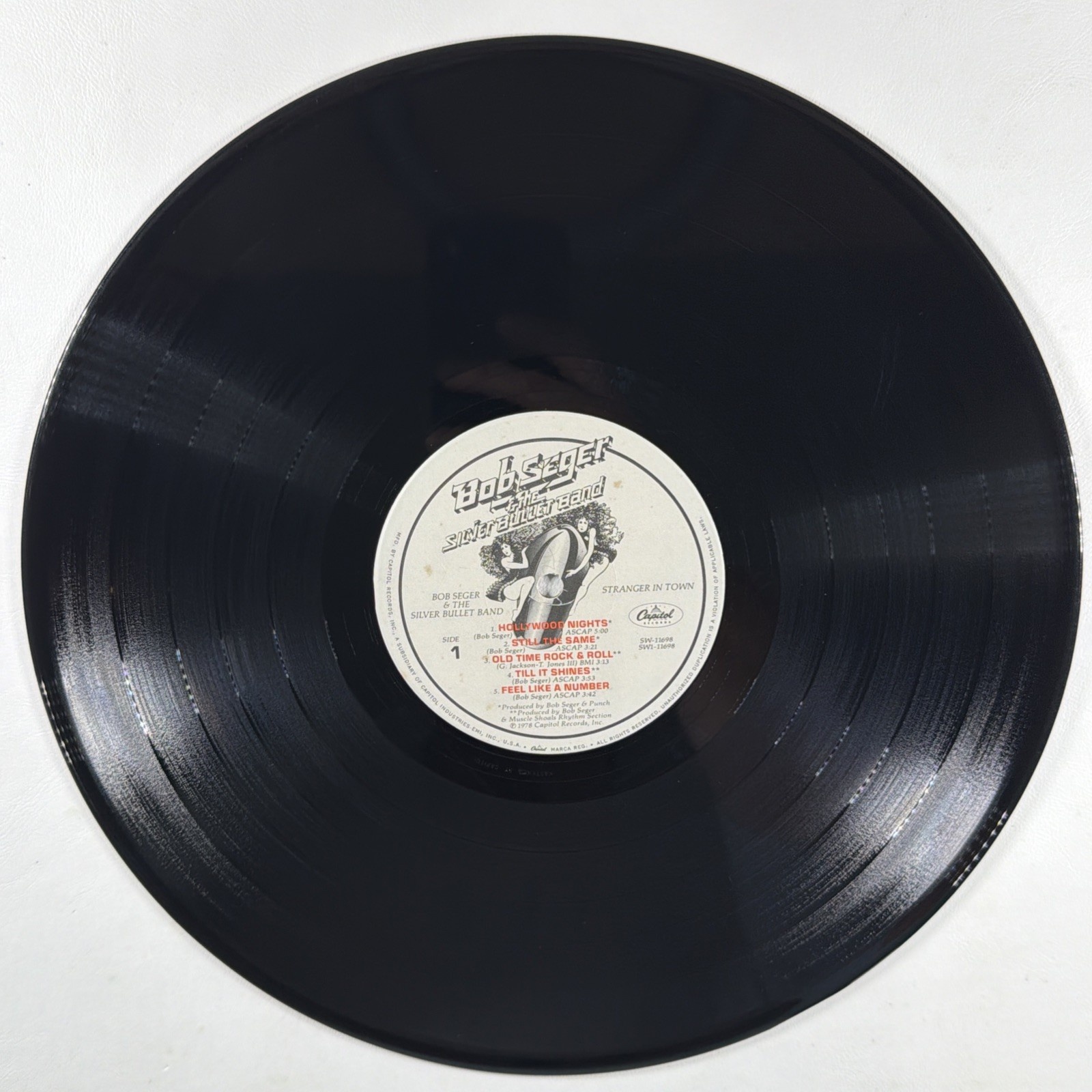 Bob Seger (3 Album Bundle) Against The Wind, The Distance, Stranger In Town VG+ - Image 13