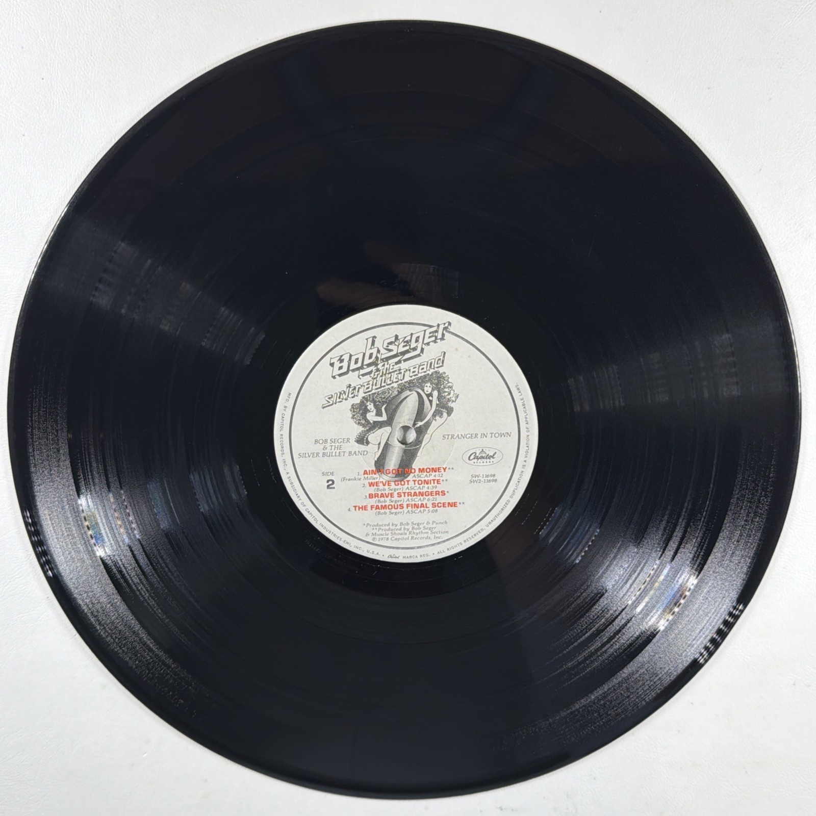 Bob Seger (3 Album Bundle) Against The Wind, The Distance, Stranger In Town VG+ - Image 14