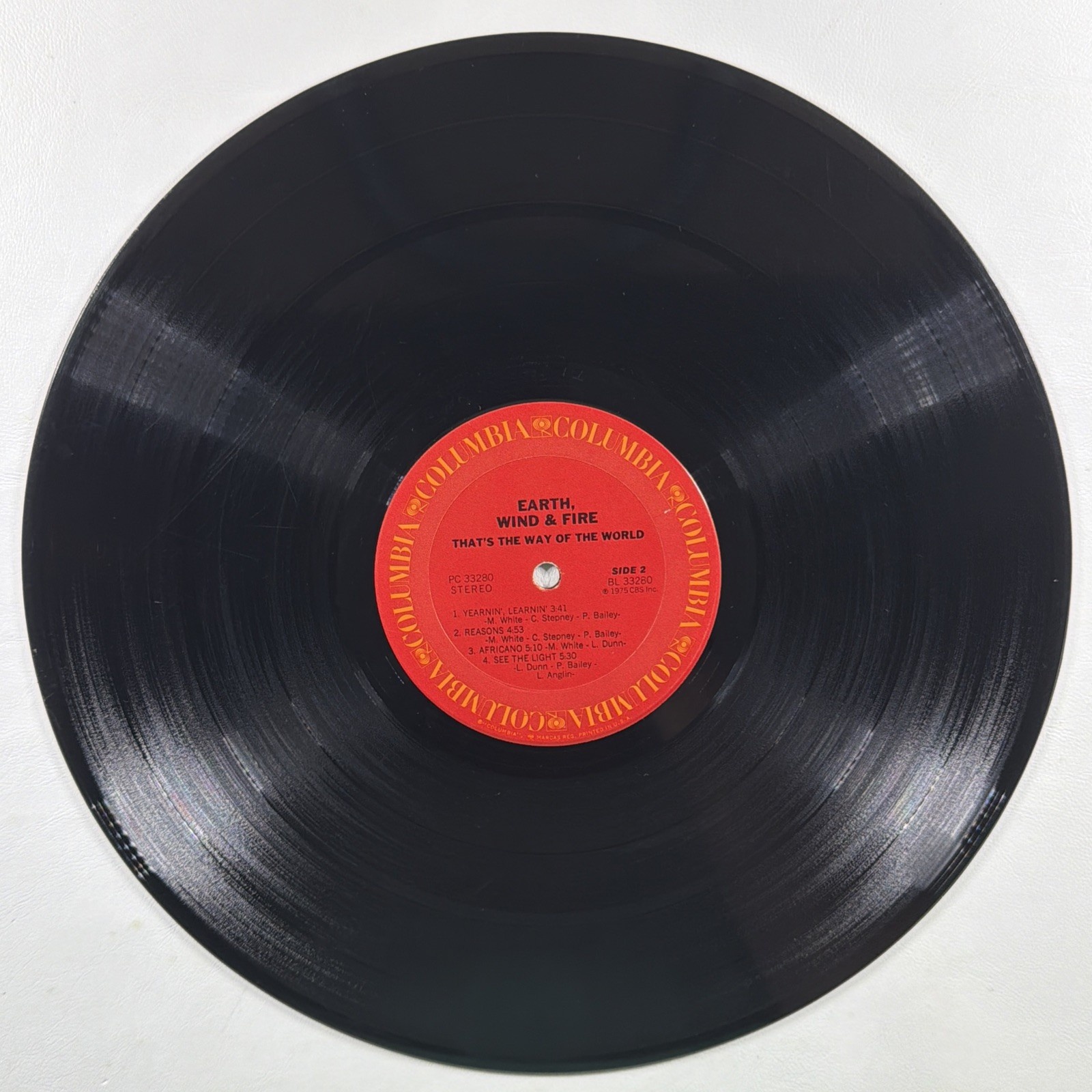 Earth, Wind & Fire - That's The Way Of The World LP Columbia PC-33280 VG+ 1975 - Image 8