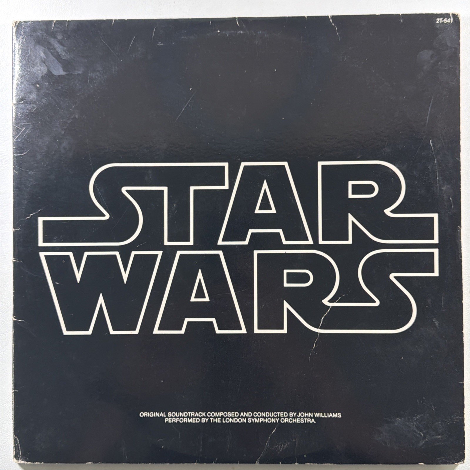 John Williams Star Wars Soundtrack LP 20th Century 2T-541 EX Rare PROMO 1977