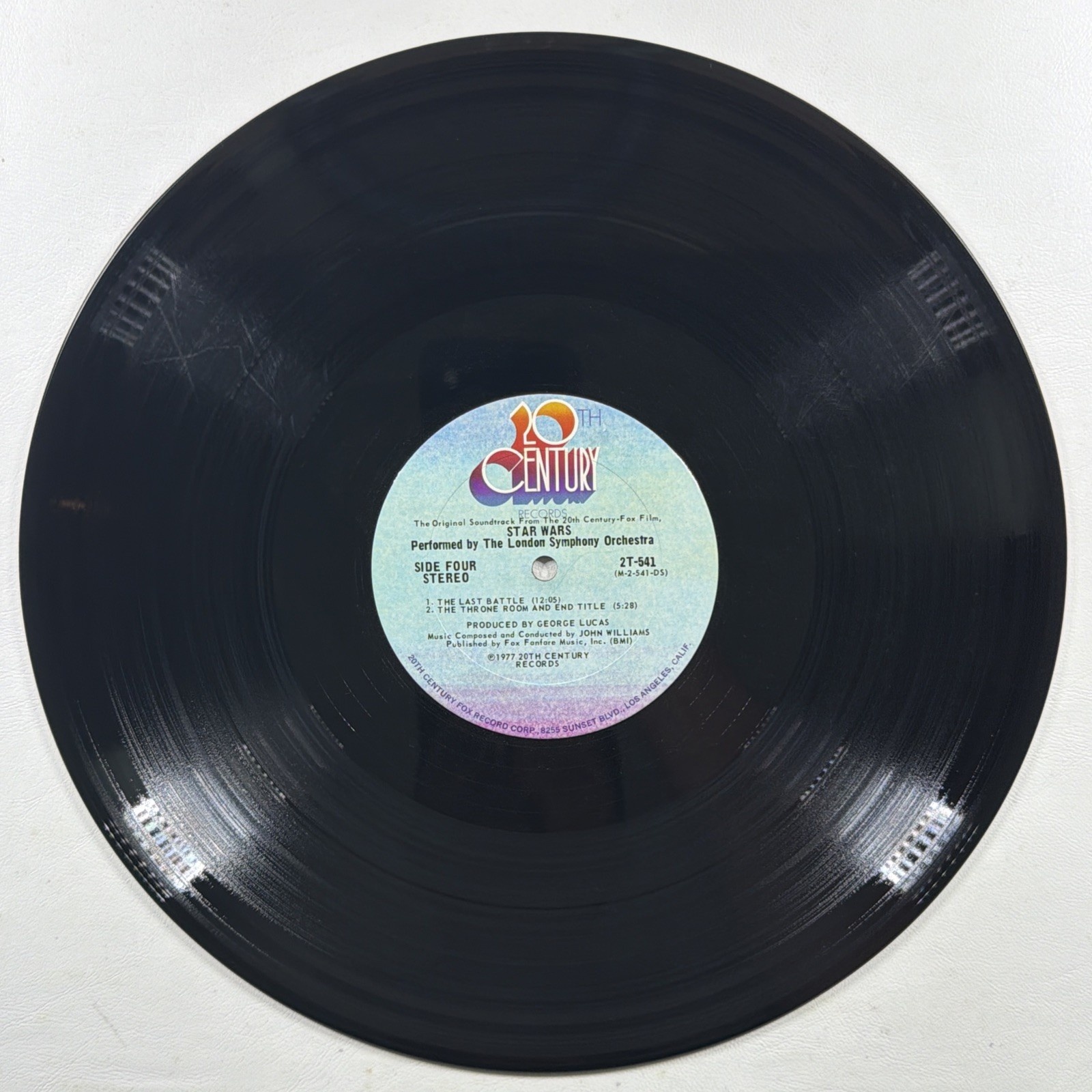 John Williams Star Wars Soundtrack LP 20th Century 2T-541 EX Rare PROMO 1977 - Image 9