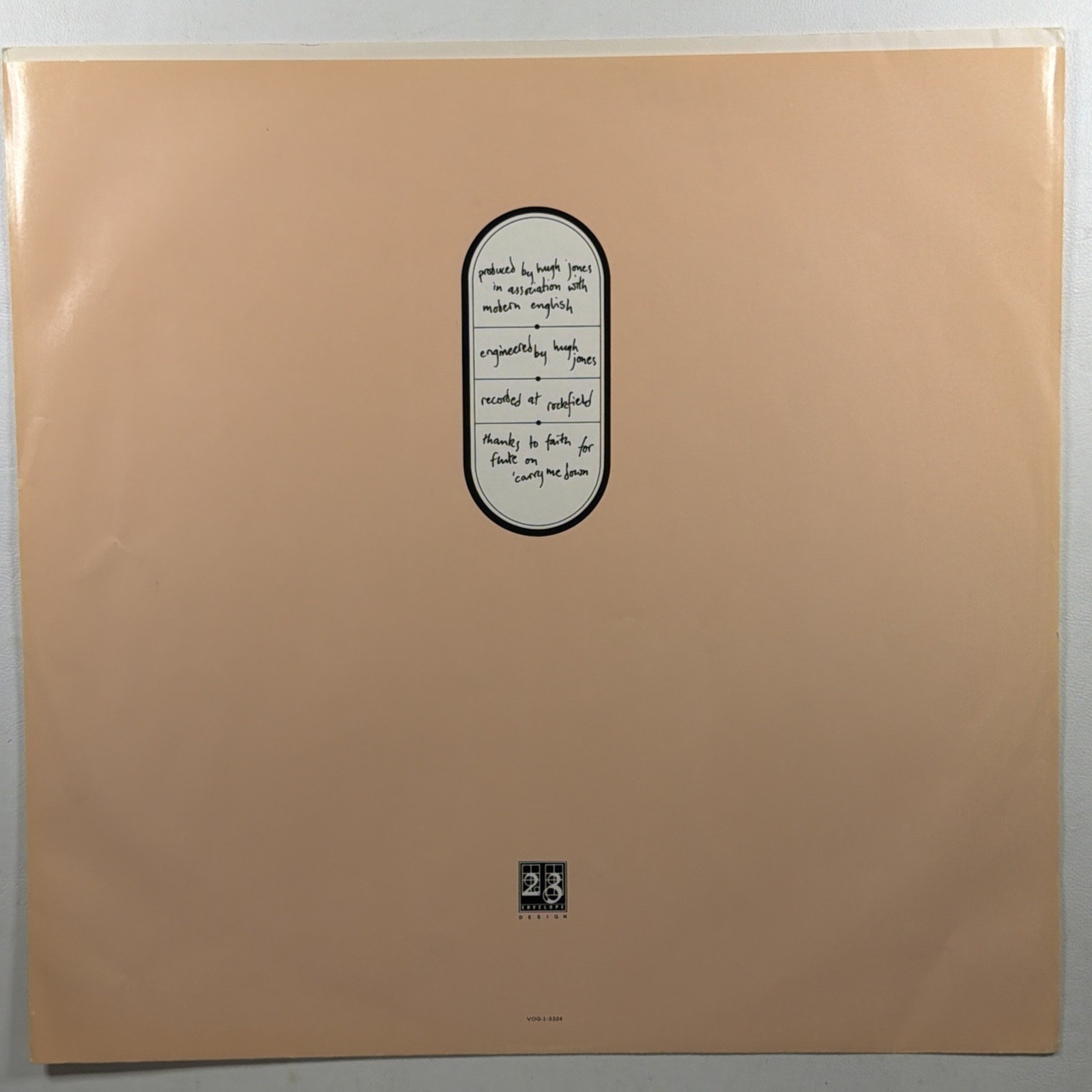 Modern English - After The Show LP Vertigo VOG-1-3324 EX 1982 Canada I Melt With - Image 3