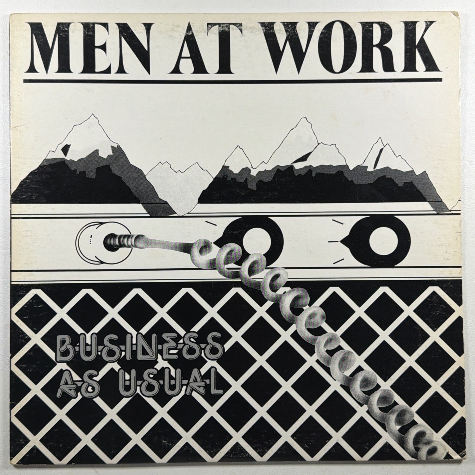 Men At Work Business as Usual LP PCC 90667 Columbia VG+ 1981 Canada White Cover