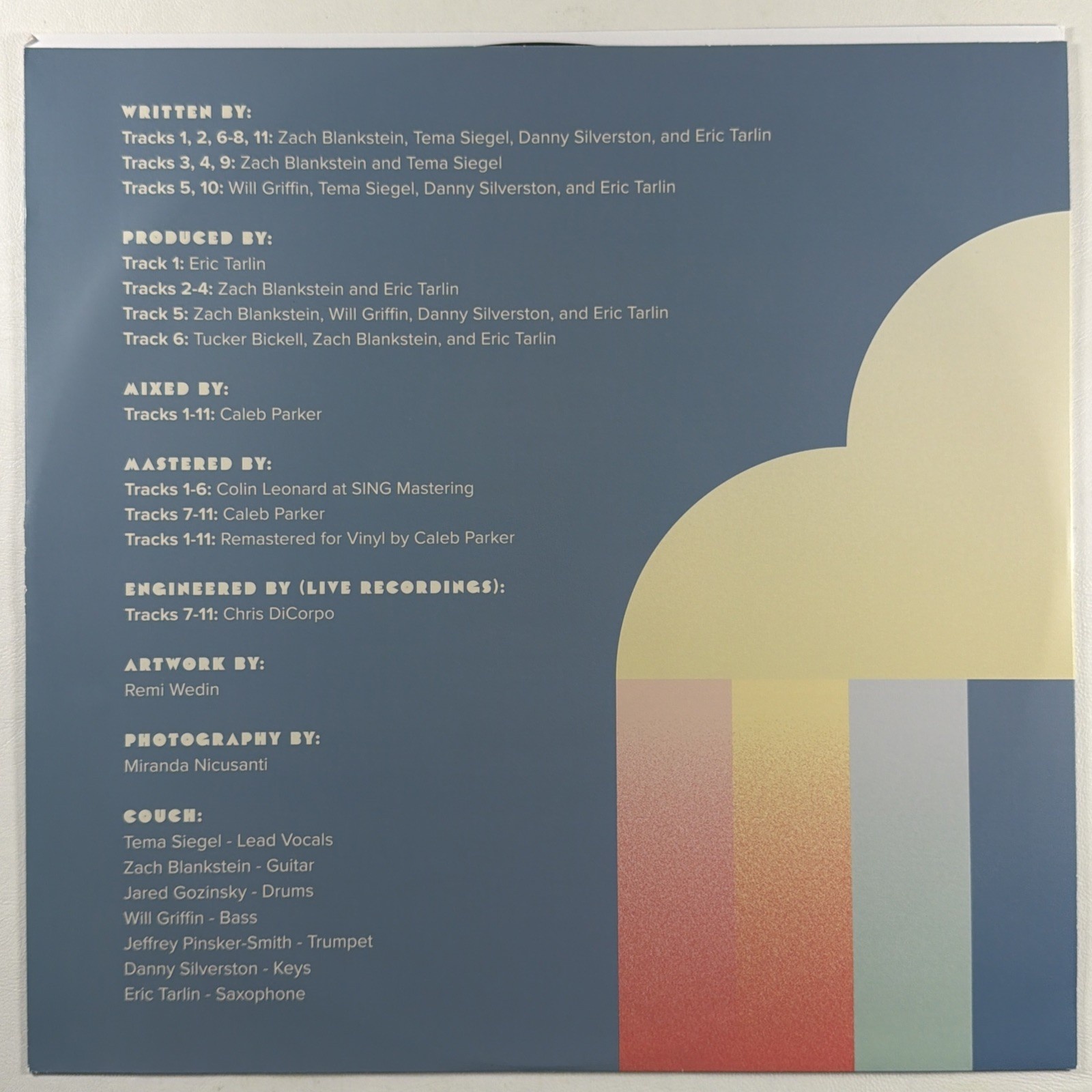 Couch - Sunshower EP Couch Productions NM 2024 Ltd Ed Rock Funk Soul - Image 3