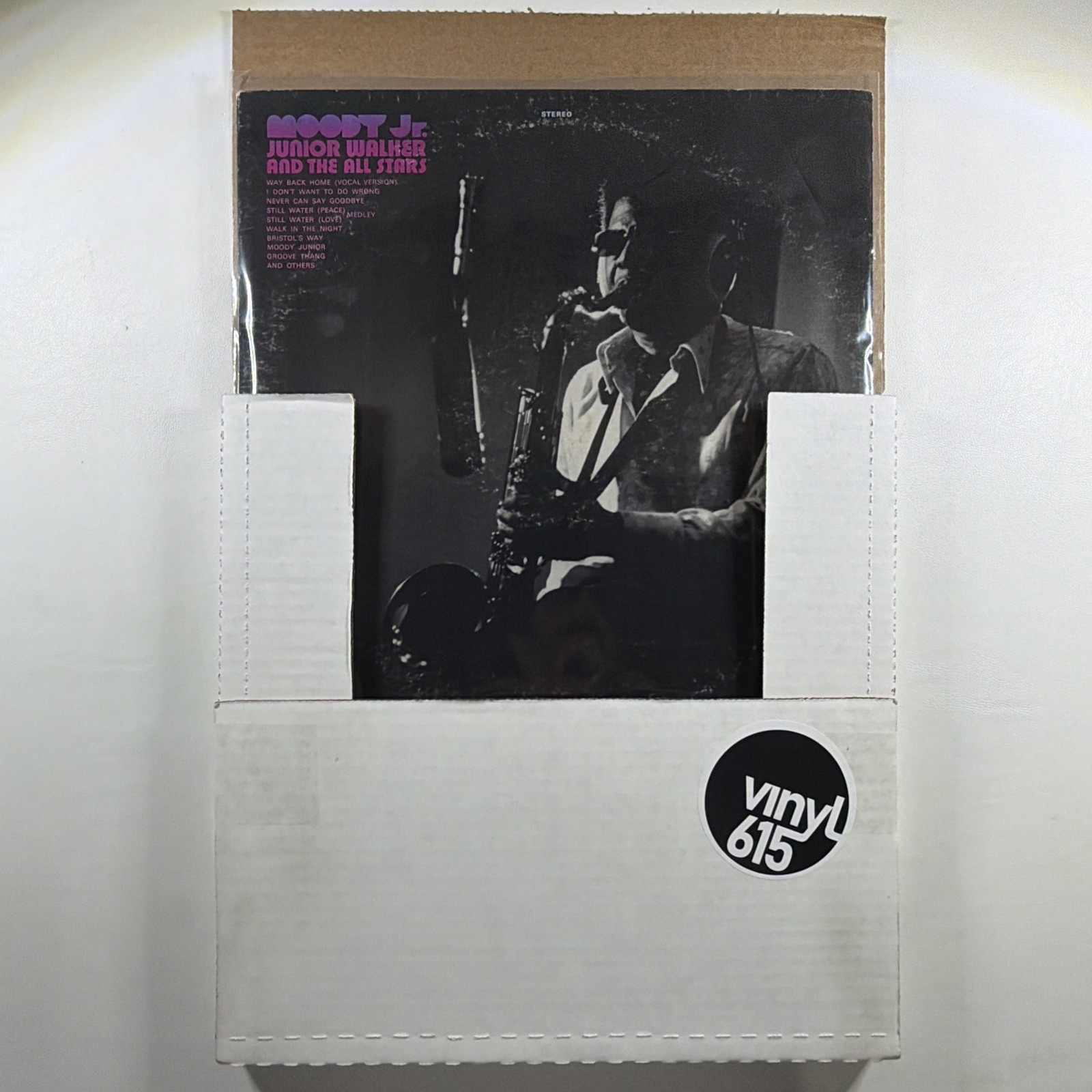 Junior Walker & The All Stars - Moody Jr. LP Soul S733L VG+ White Promo 1971 - Image 7