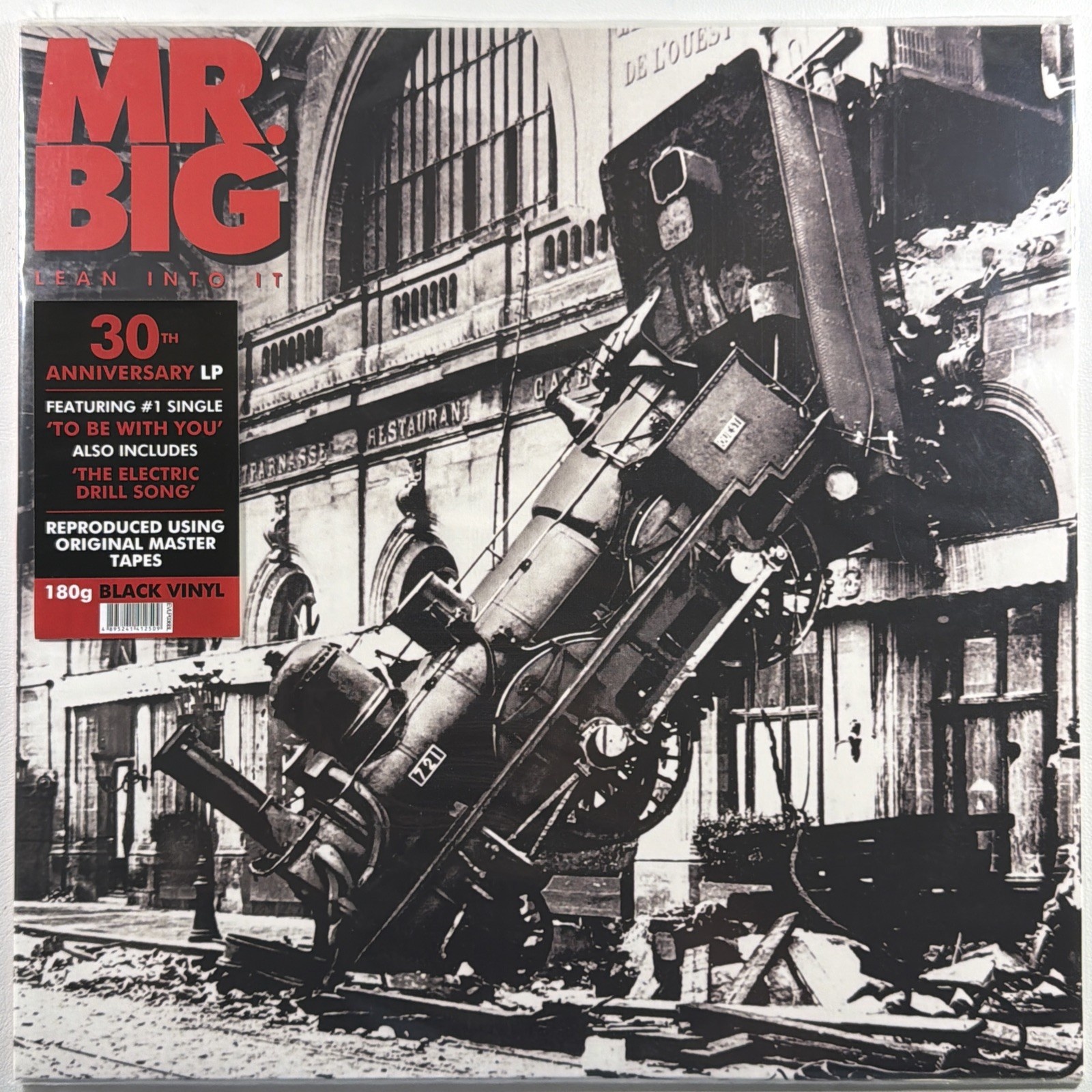 Mr. Big - Lean Into It LP Ltd Ed 30th Anniv Ed 2022 Sealed Reissue 180g Insert