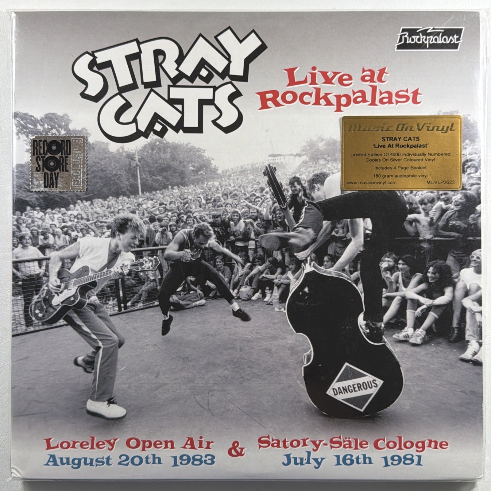 Stray Cats - Live At Rockpalast 3LP RSD Ltd Ed 3968/4k Sealed Silver 180g Insert