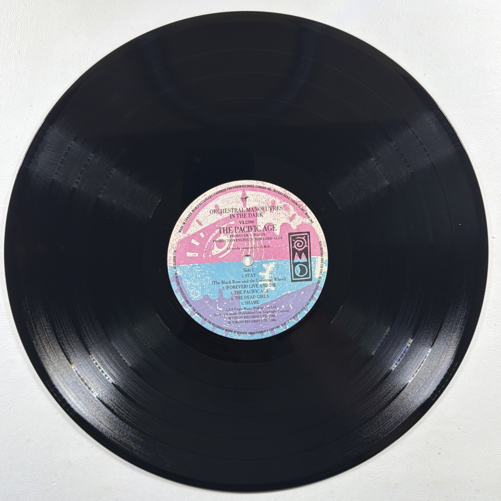 Orchestral Manoeuvres In The Dark - The Pacific Age LP Virgin VL 2398 EX Canada - Image 5