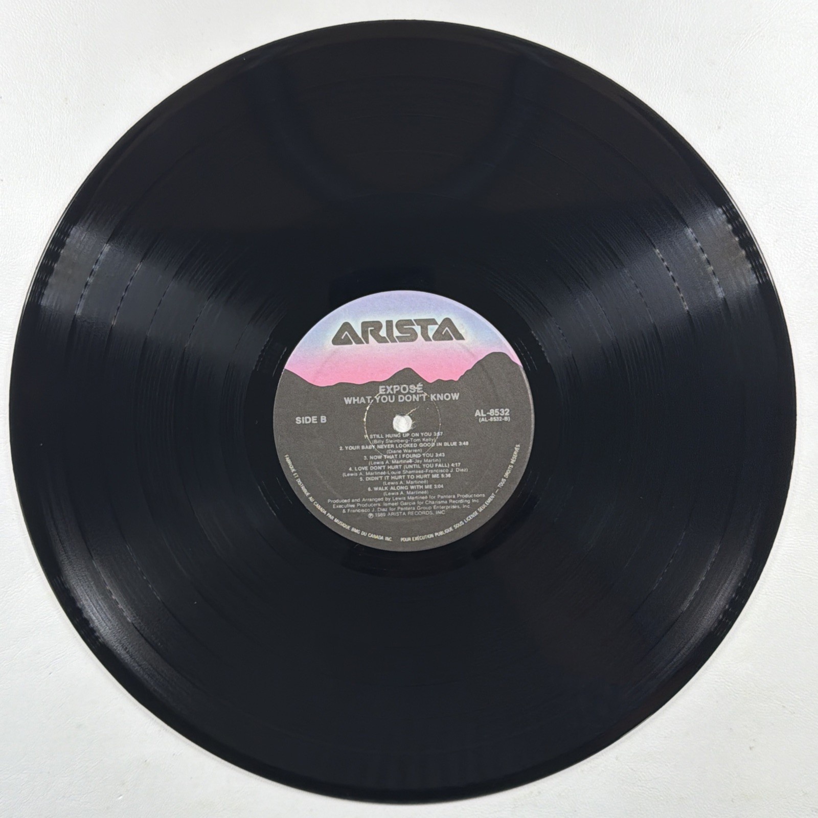 Expose - What You Don’t Know LP Arista AL 8532 NM Insert 1989 - Image 4