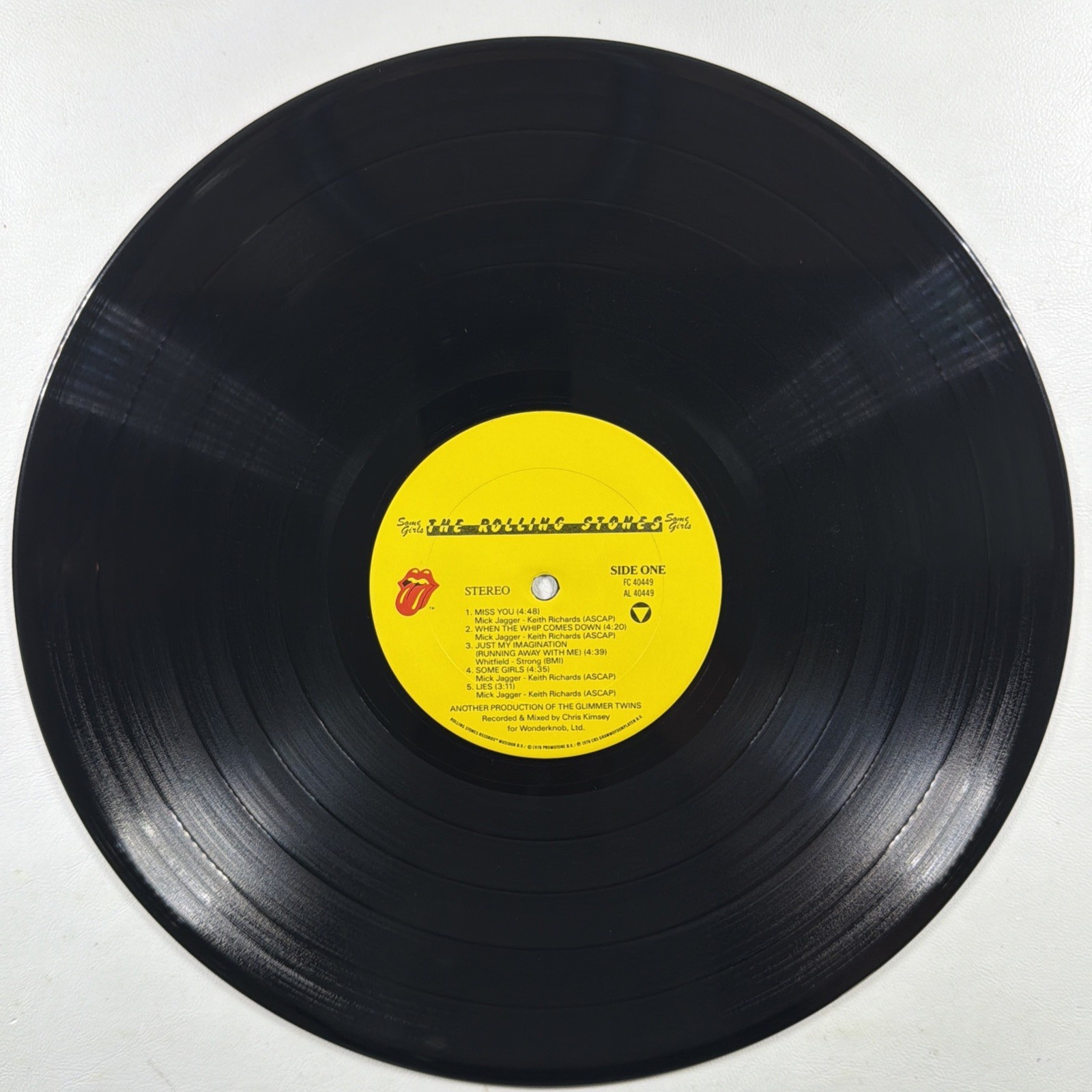 The Rolling Stones - Some Girls LP RS Records FC 40449 EX 1987 Canada Reissue - Image 5
