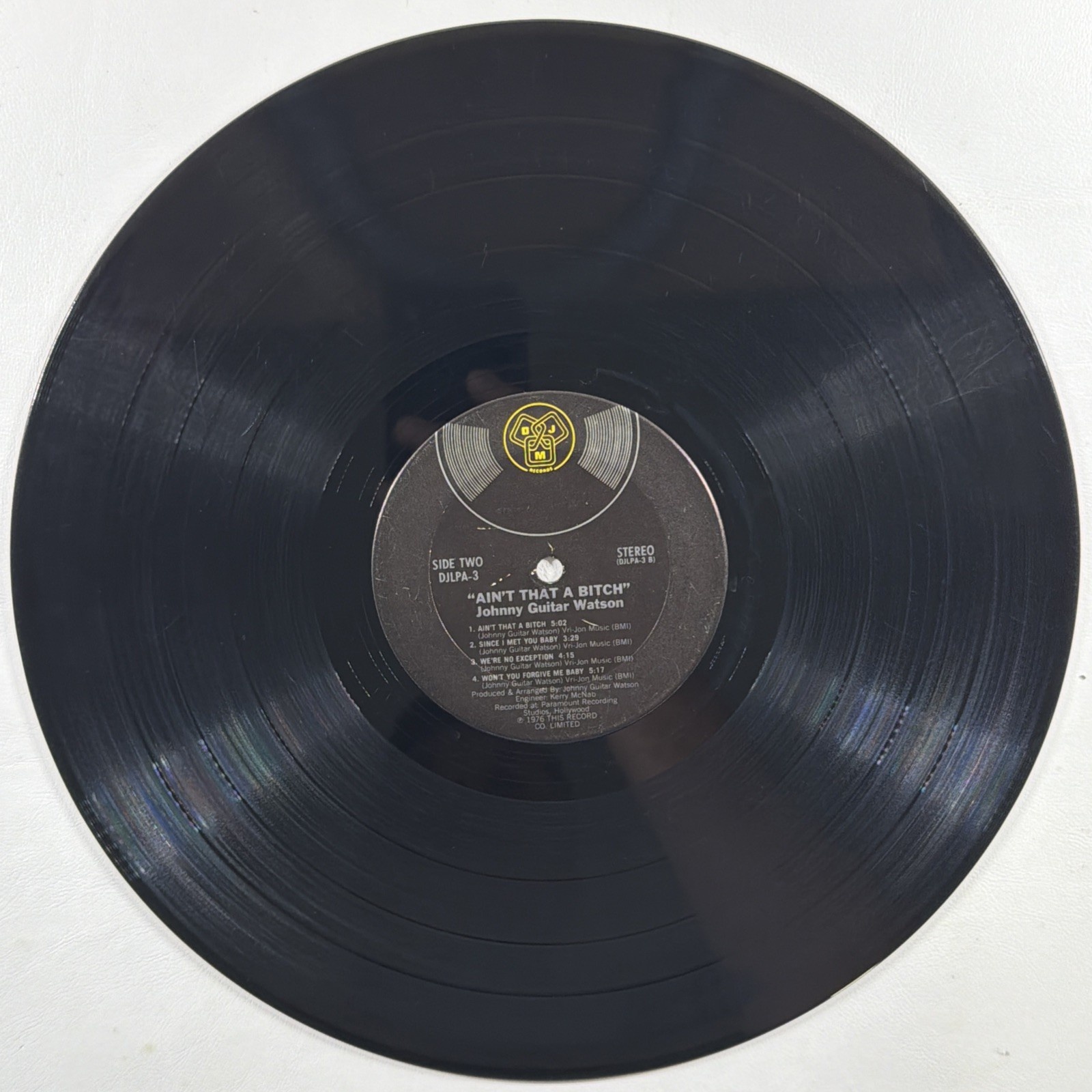 Johnny Guitar Watson - Ain't That A Bitch LP DJM Records DJLPA-3 VG 1976 Shrink - Image 4