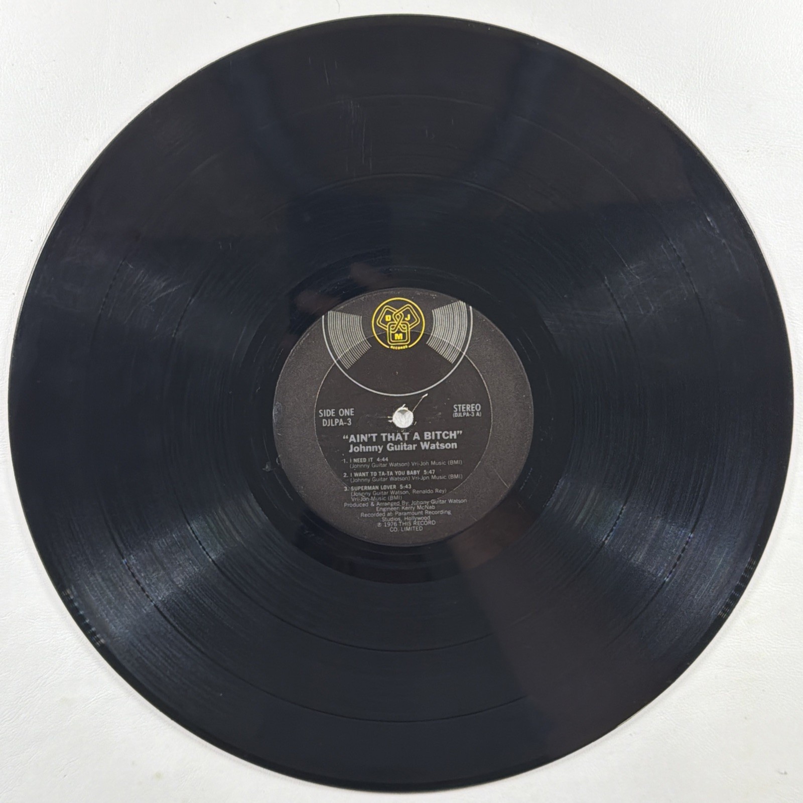 Johnny Guitar Watson - Ain't That A Bitch LP DJM Records DJLPA-3 VG 1976 Shrink - Image 5