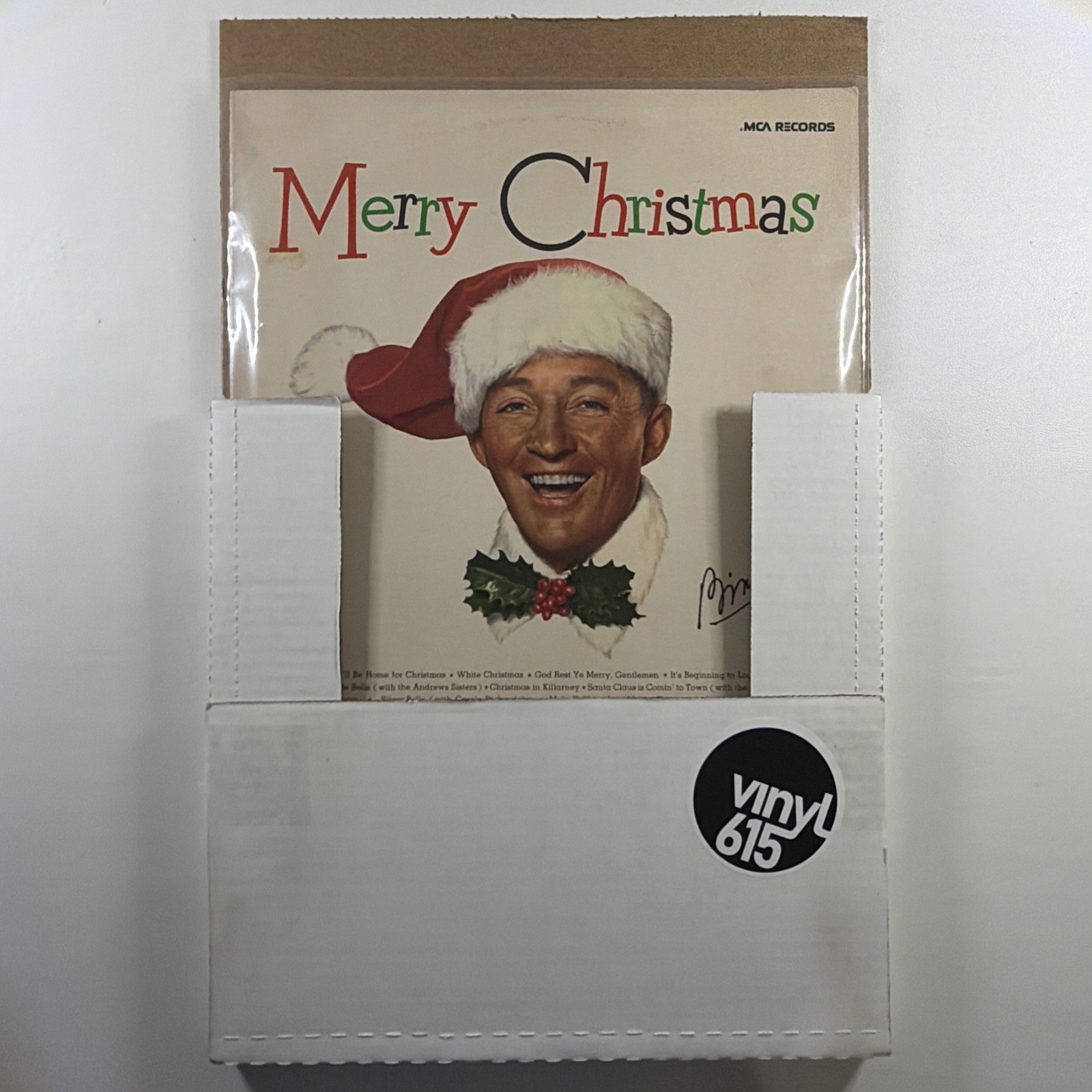 Bing Crosby - Merry Christmas LP MCA-15024 VG+ Reissue Silent Night - Image 6