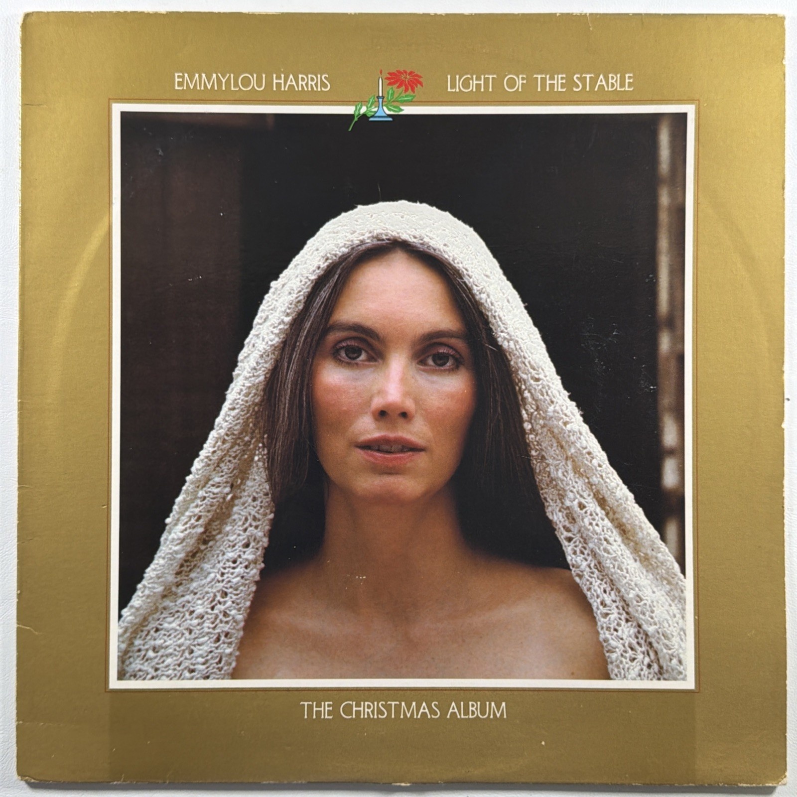 Emmylou Harris - Light of the Stable The Christmas Album LP Warner BSK 3484 EX