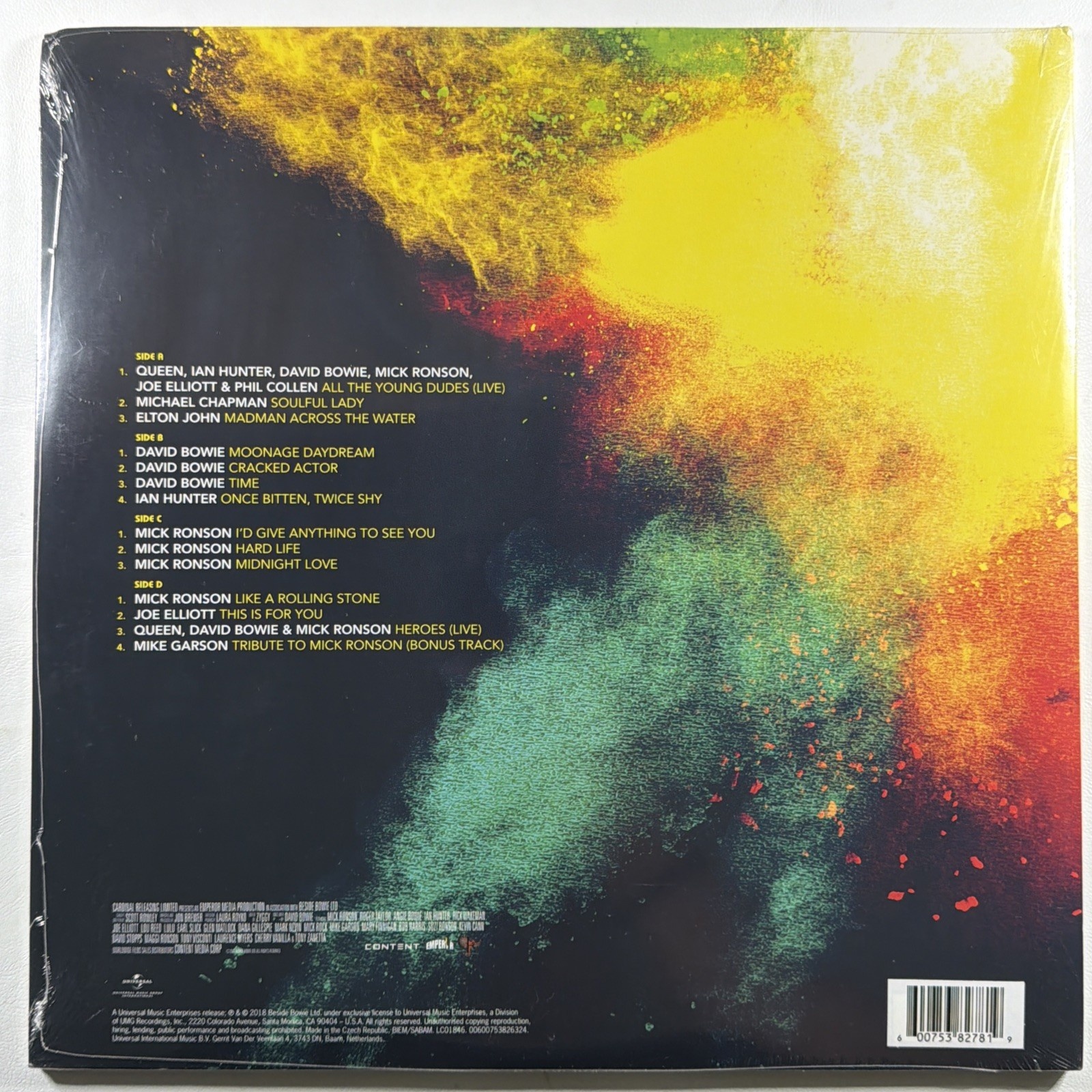 Beside Bowie The Mick Ronson Story 2LP Universal Sealed 2018 Ltd Ed Red UK Hype - Image 2