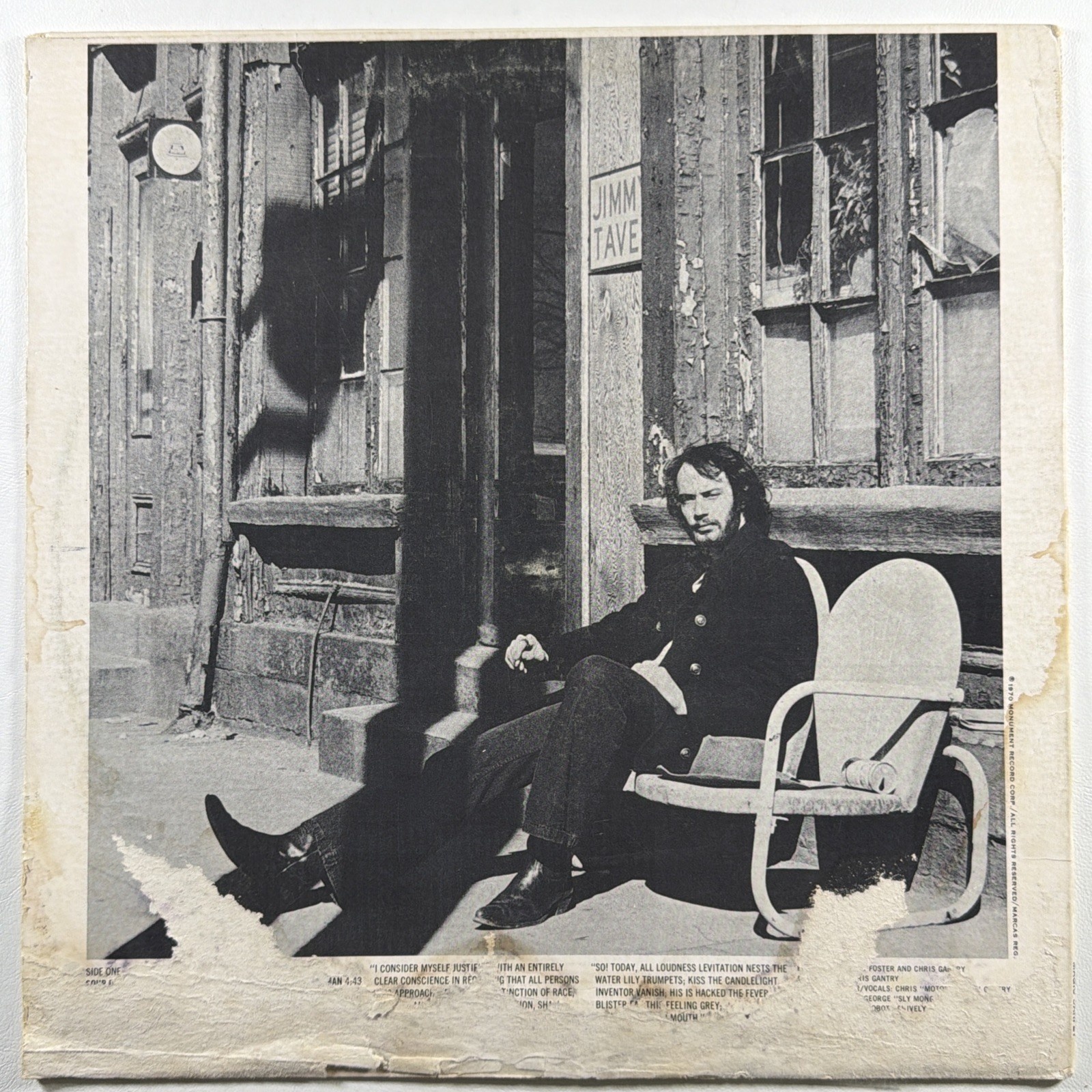 Chris Gantry - Motor Mouth LP Magic Carpet MCS16000 VG Psych Rock 1970 - Image 2
