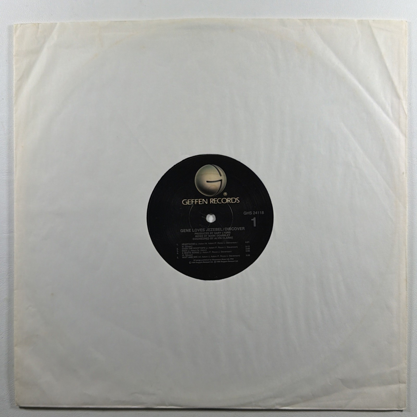 Gene Loves Jezebel - Discover LP Geffen GHS 24118 VG+ 1986 - Image 3