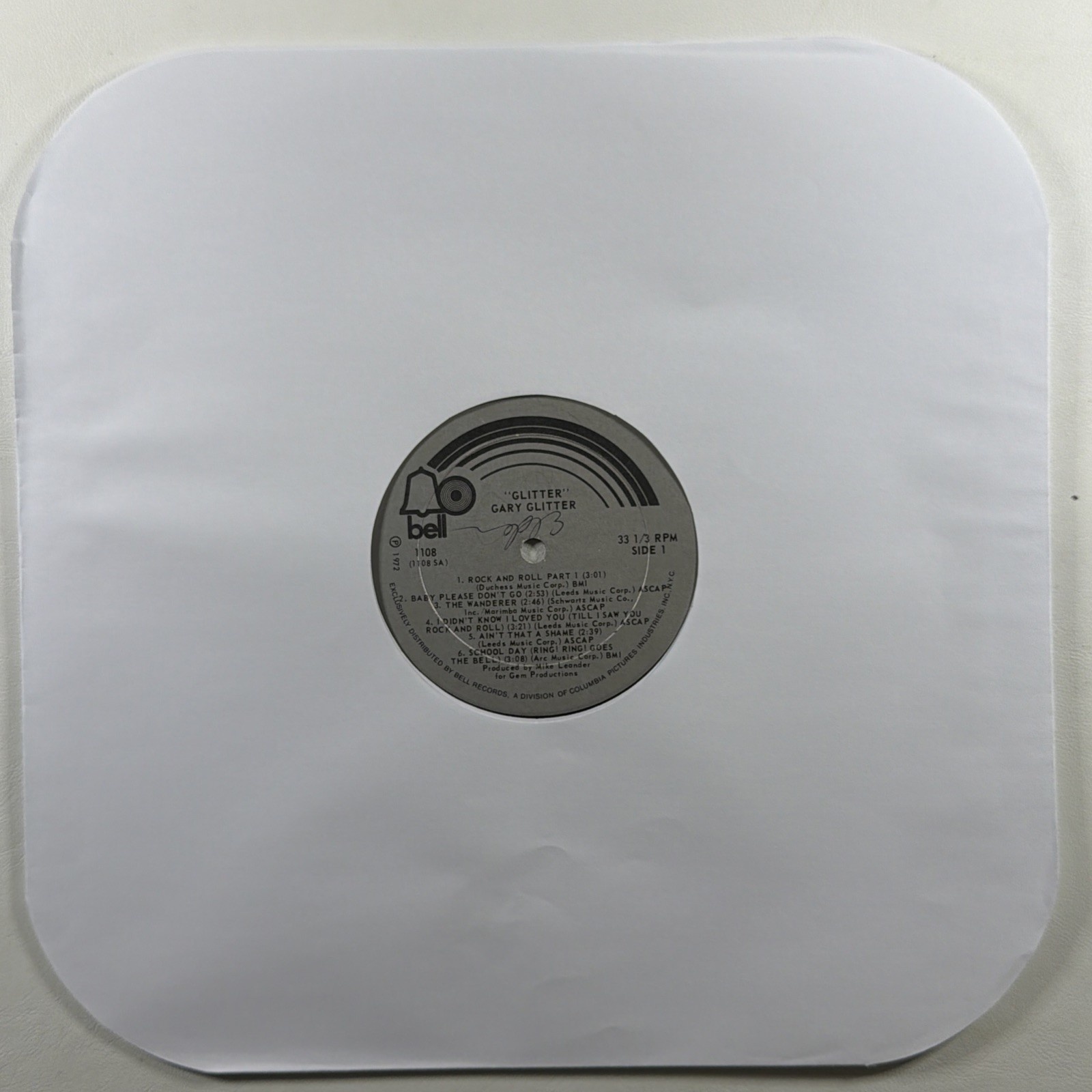 Gary Glitter - Self Titled LP Bell 1108 VG+ 1972 Gatefold Pop Rock - Image 5