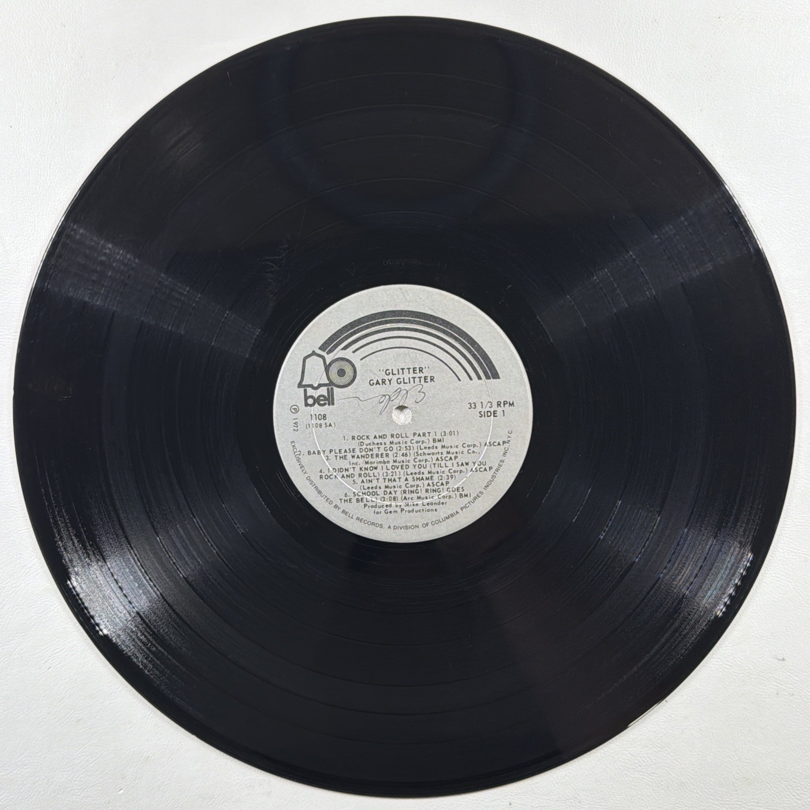 Gary Glitter - Self Titled LP Bell 1108 VG+ 1972 Gatefold Pop Rock - Image 6