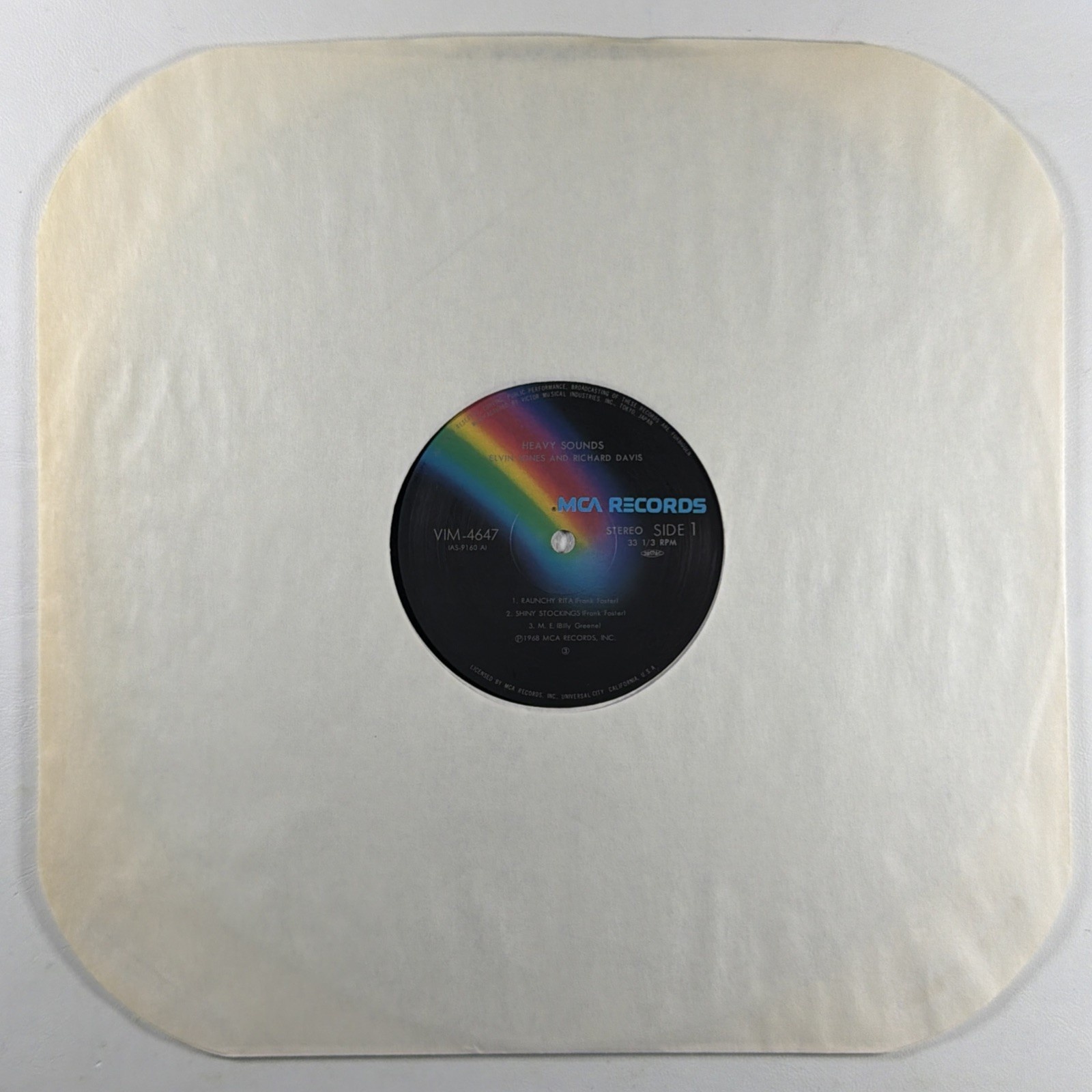 Elvin Jones And Richard Davis - Heavy Sounds LP MCA VIM-5543 NM Japan 1981 Gate - Image 5