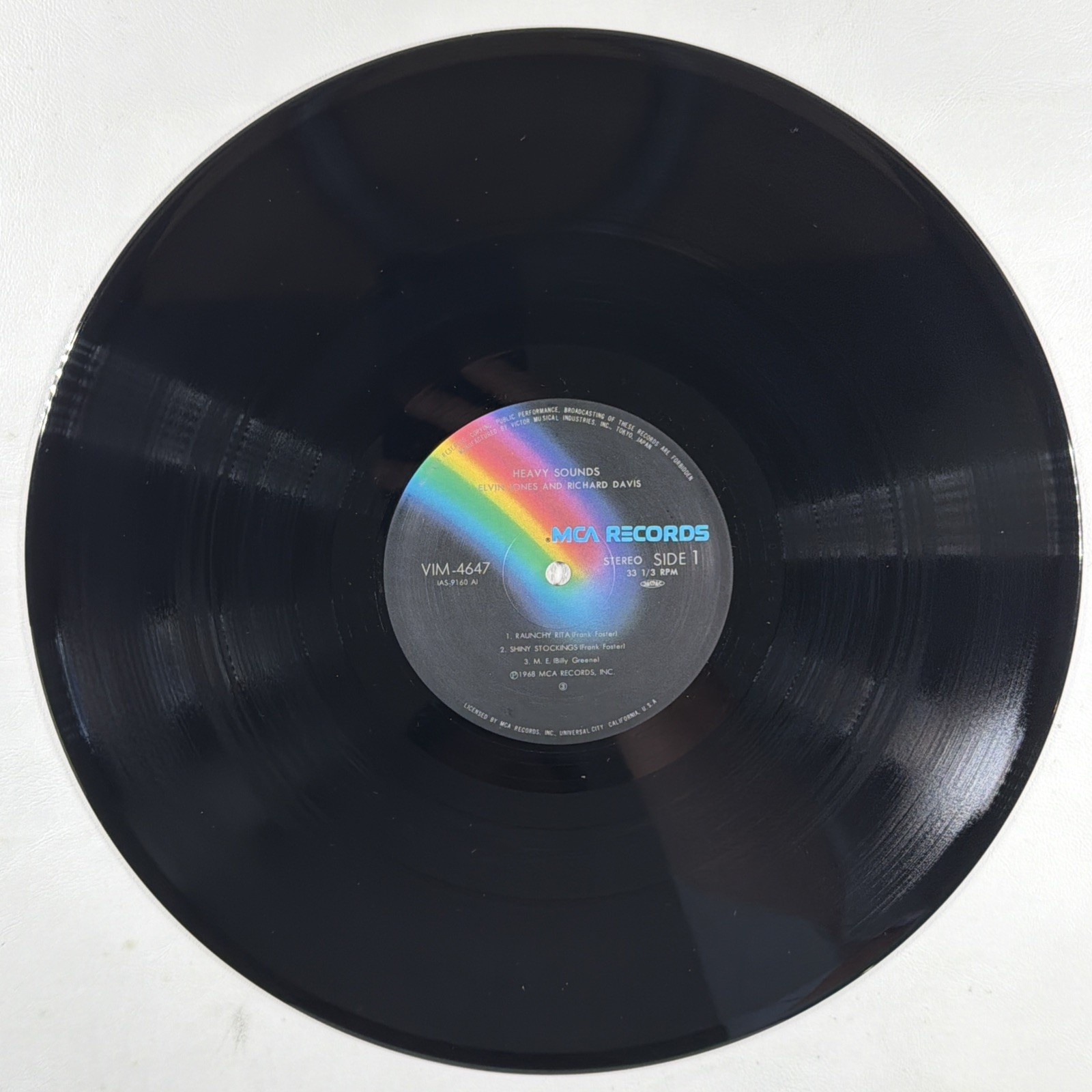 Elvin Jones And Richard Davis - Heavy Sounds LP MCA VIM-5543 NM Japan 1981 Gate - Image 6