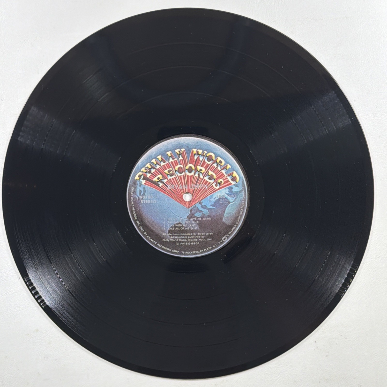 Bryan Loren - Self Released LP Philly World 90183-1 NM 1984 Promo Timing Strip - Image 5