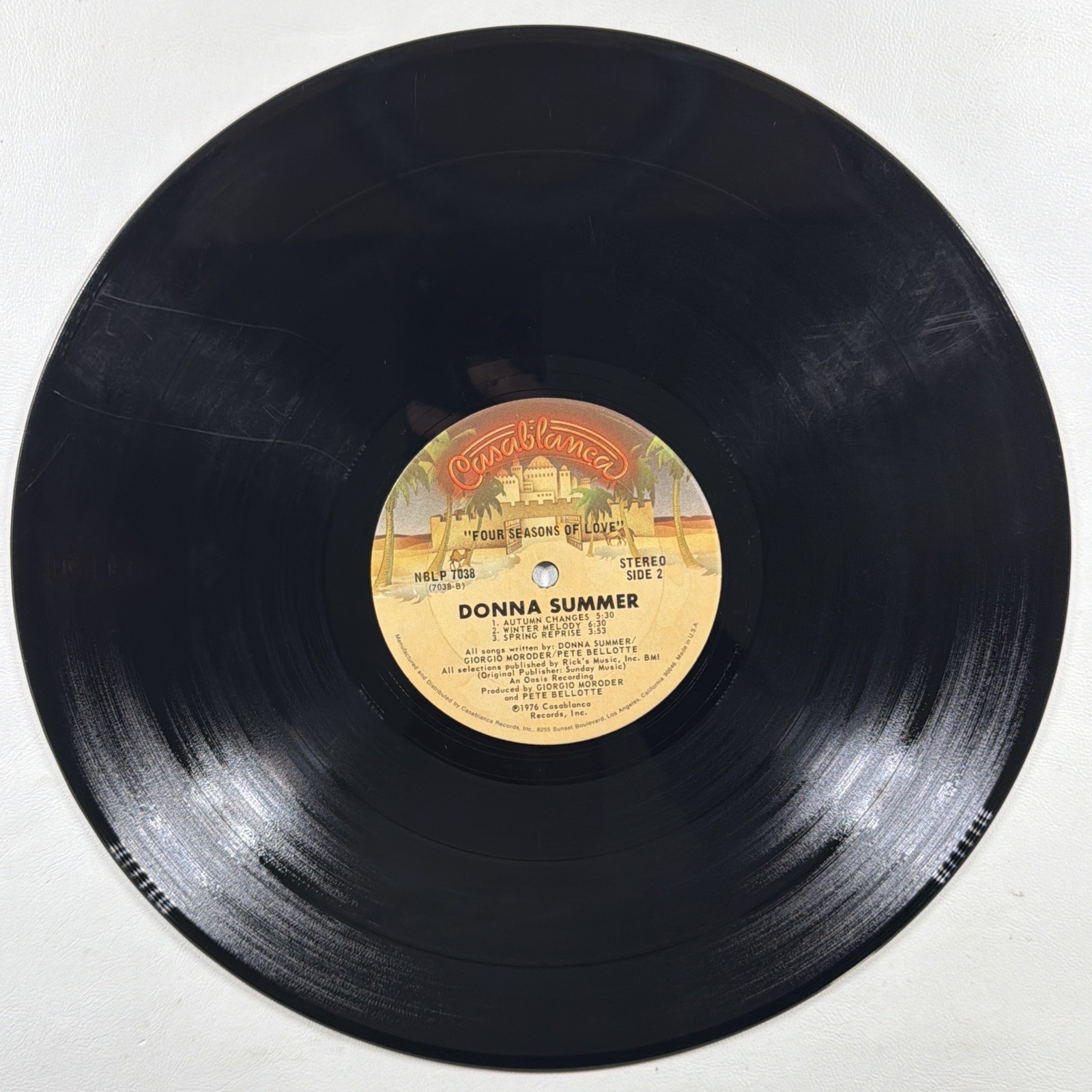 Donna Summer - Four Seasons Of Love LP Casablanca NBLP 7038 VG+ 1976 Inserts - Image 4