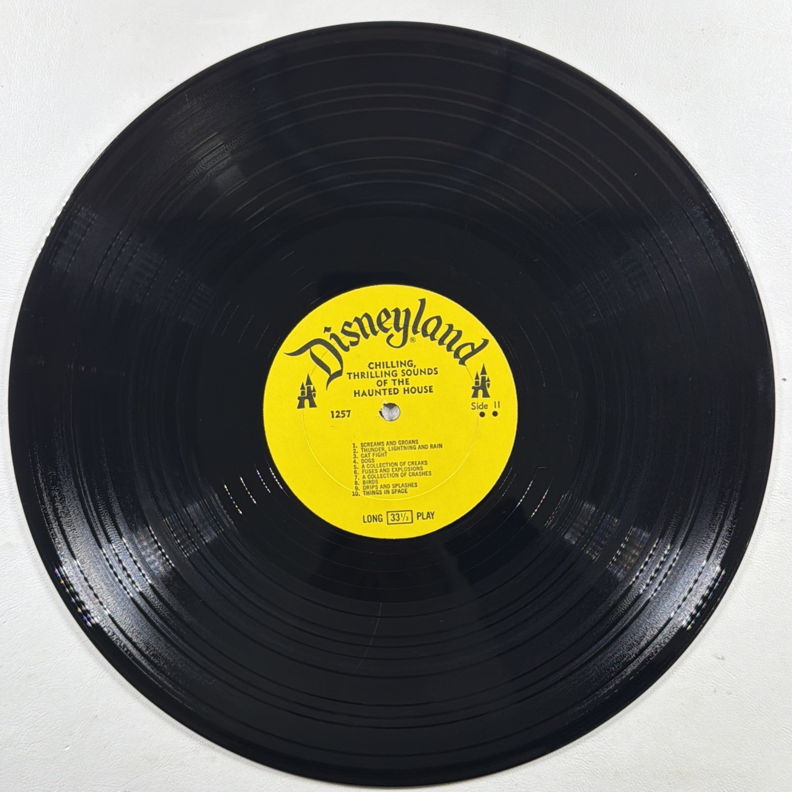 Walt Disney Studios Chilling, Thrilling Sounds Haunted House LP VG+ Halloween - Image 3