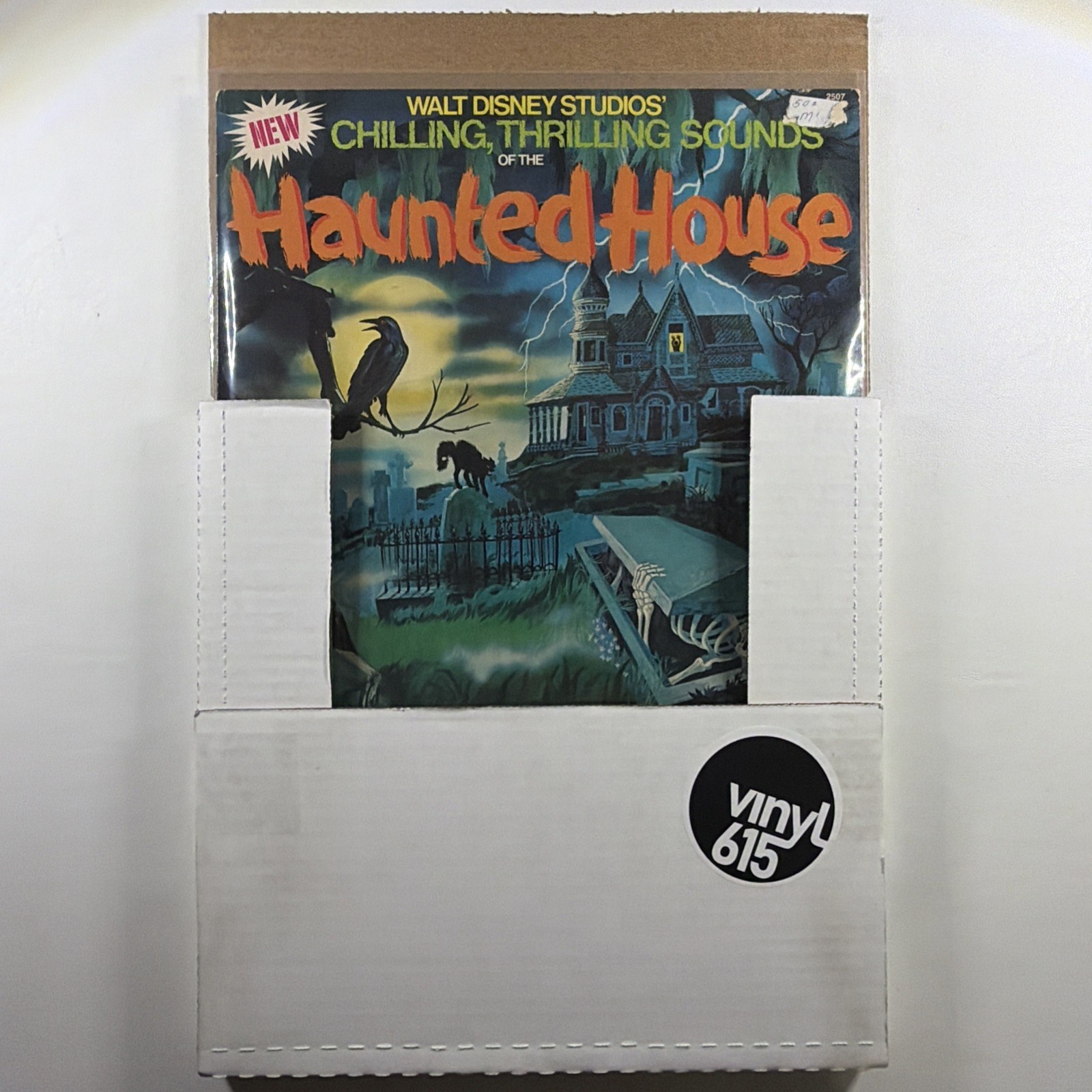 Walt Disney Studios Chilling, Thrilling Sounds Haunted House LP VG+ Halloween - Image 5